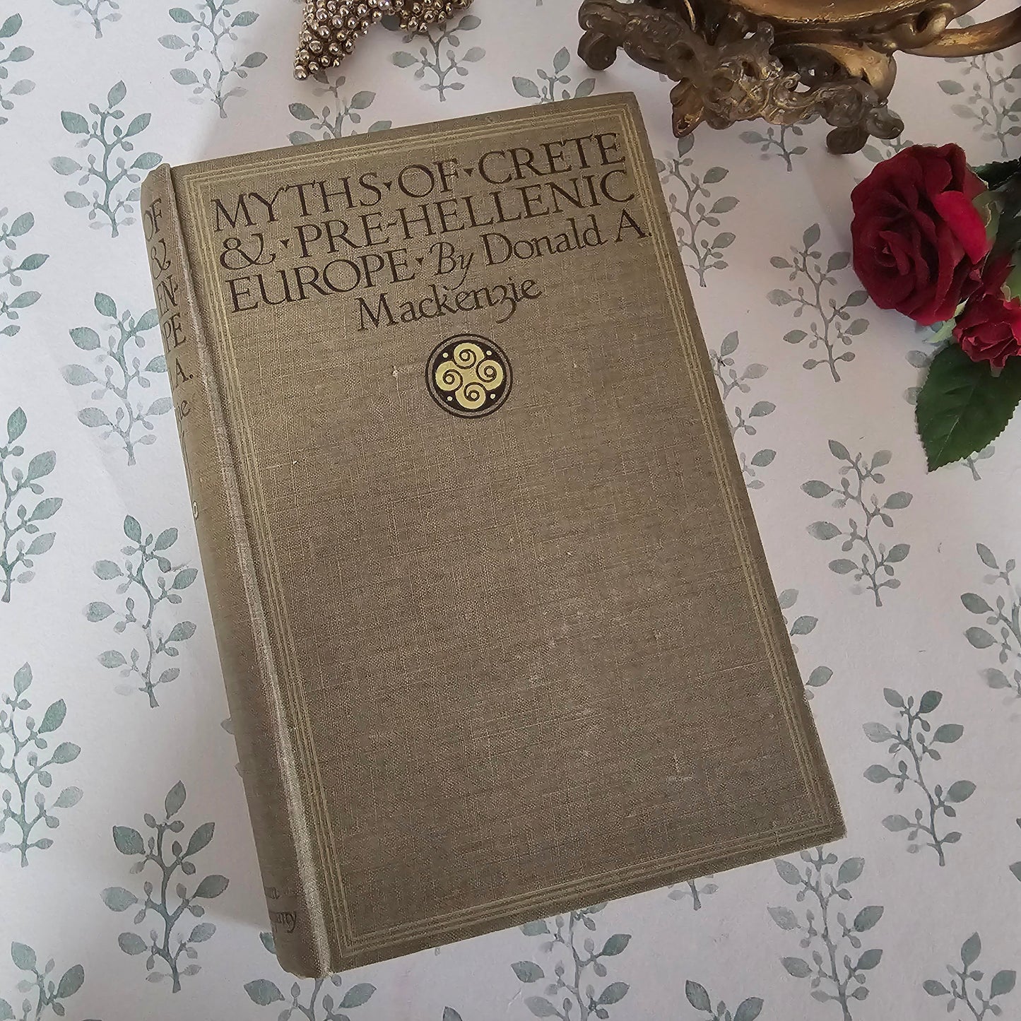 1920 Myths of Crete & Pre-Hellenic Europe by Donald Mackenzie - Illustrated Antique Book
