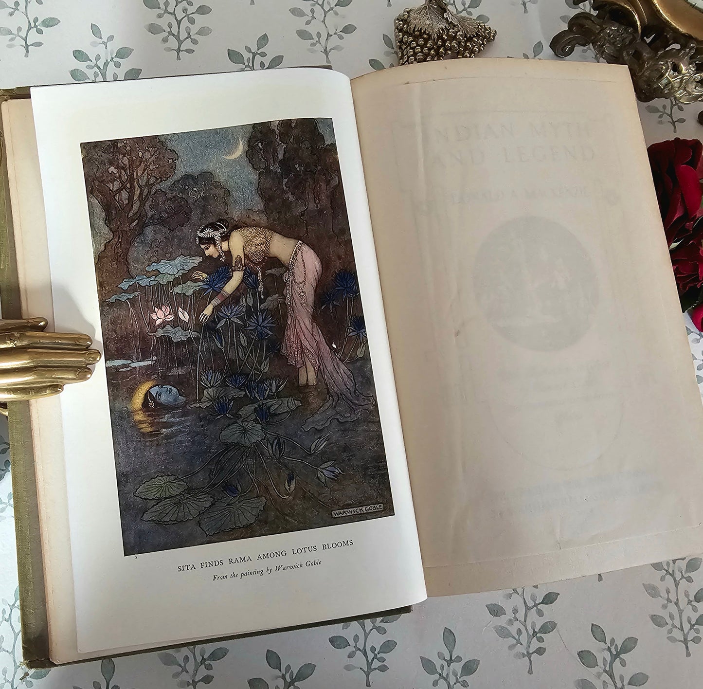 1913 Indian Myth and Legend by AR Hope-Moncrieff / Richly Illustrated