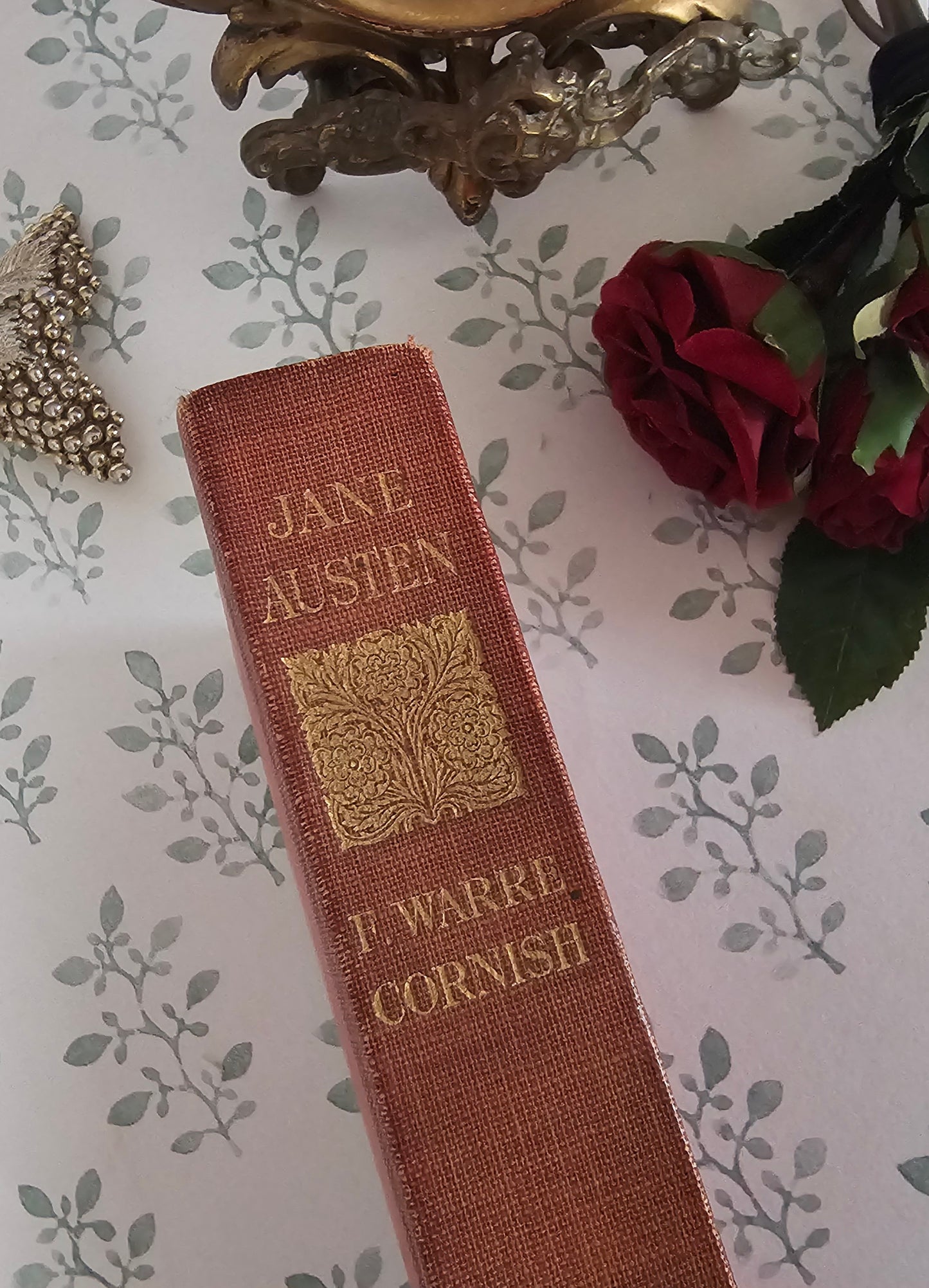 1913 Jane Austen by Francis Warre Cornish / Antique Biography Book