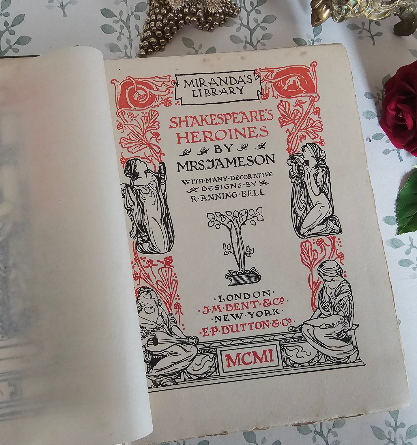 1901 Shakespeare's Heroines by Mrs Jameson / Illustrated by Anning Bell
