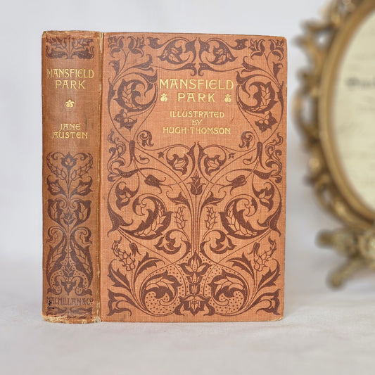 1898 Mansfield Park by Jane Austen: Scarce, Antique Illustrated Book