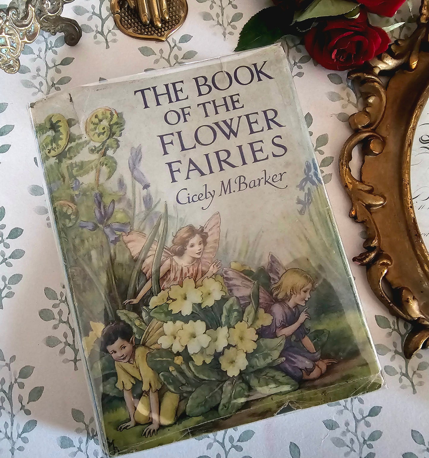 1950 The Book of the Flower Fairies by Cicely Mary Barker - Scarce in Dust Jacket