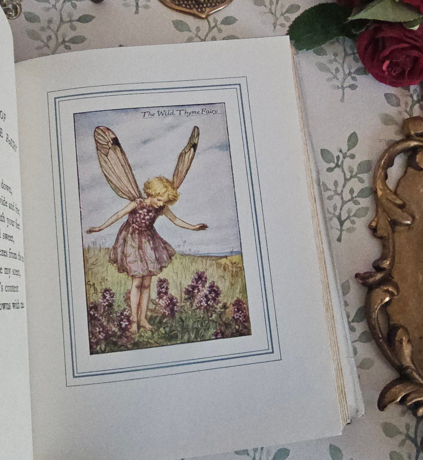 1950 The Book of the Flower Fairies by Cicely Mary Barker - Scarce in Dust Jacket