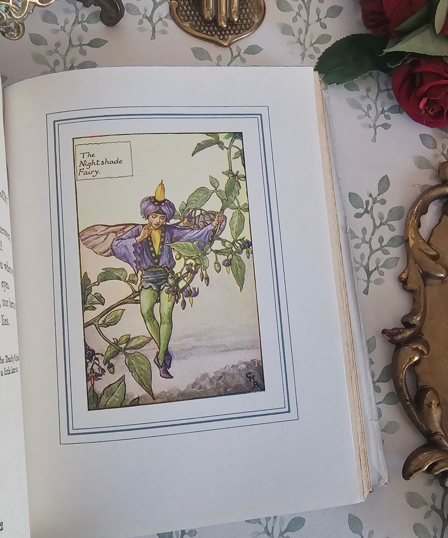 1950 The Book of the Flower Fairies by Cicely Mary Barker - Scarce in Dust Jacket