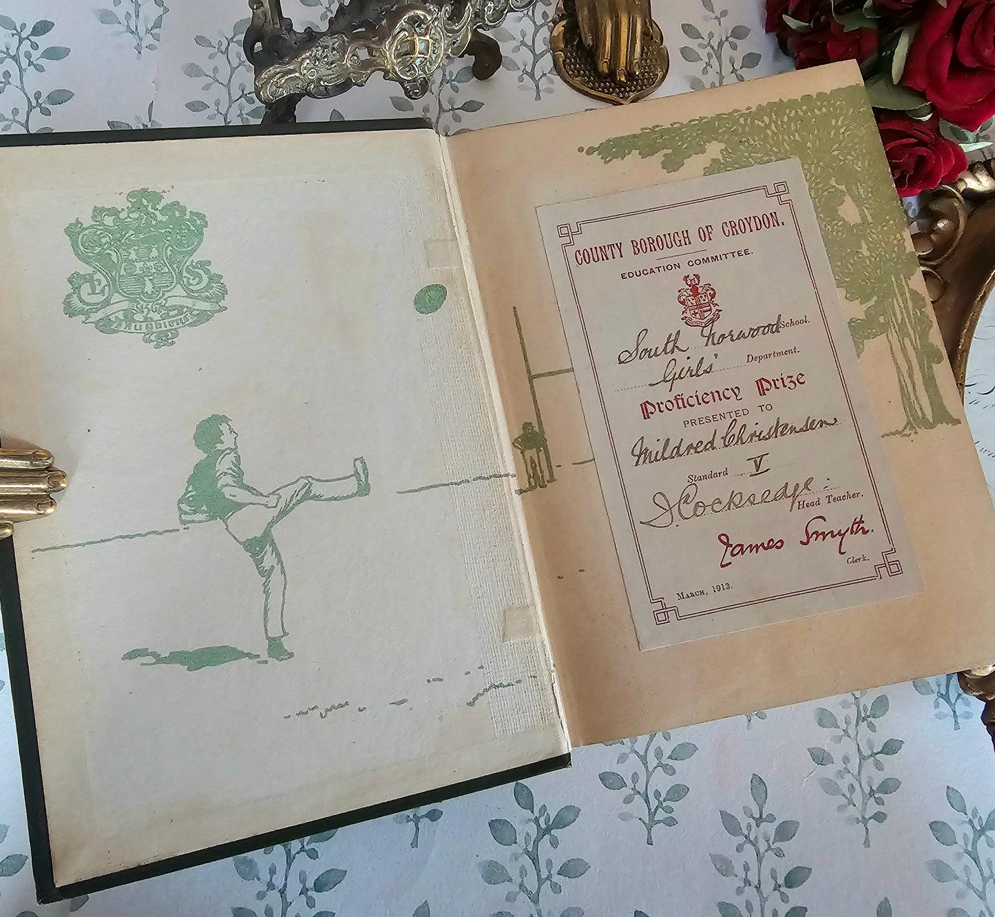 1913 Tom Brown's Schooldays - Illustrated Antique Book