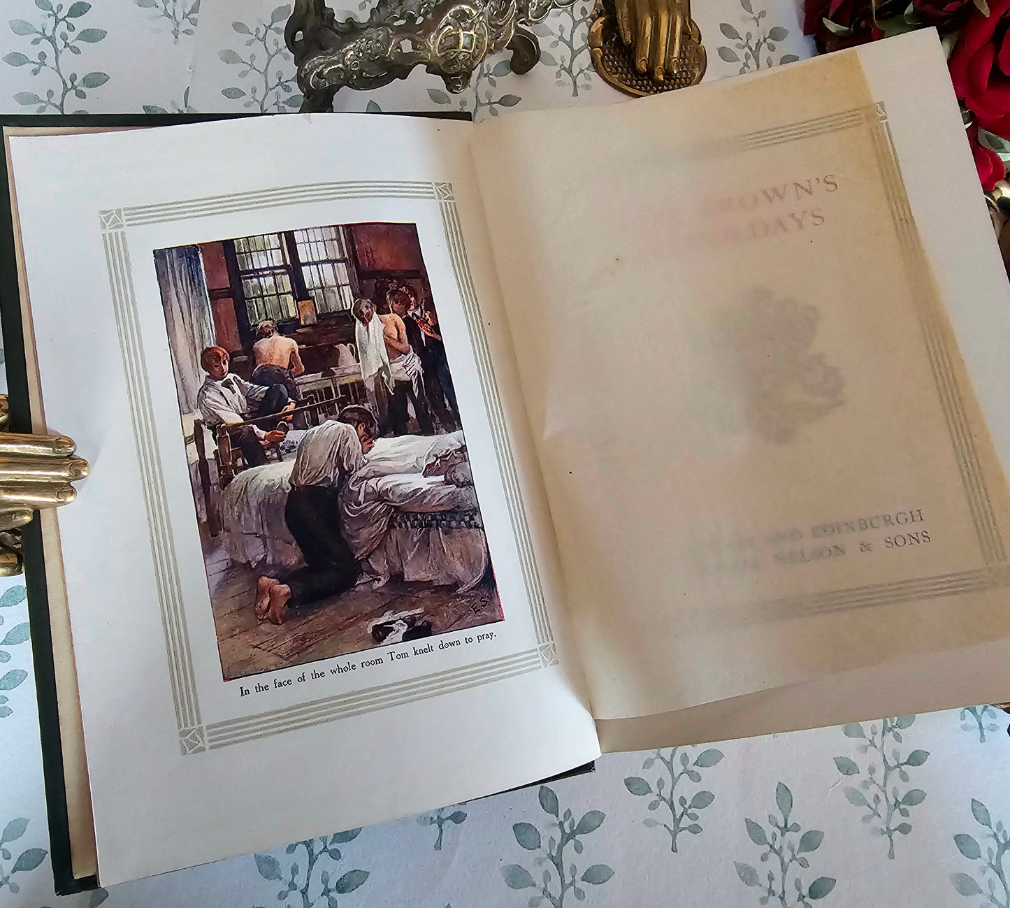 1913 Tom Brown's Schooldays - Illustrated Antique Book