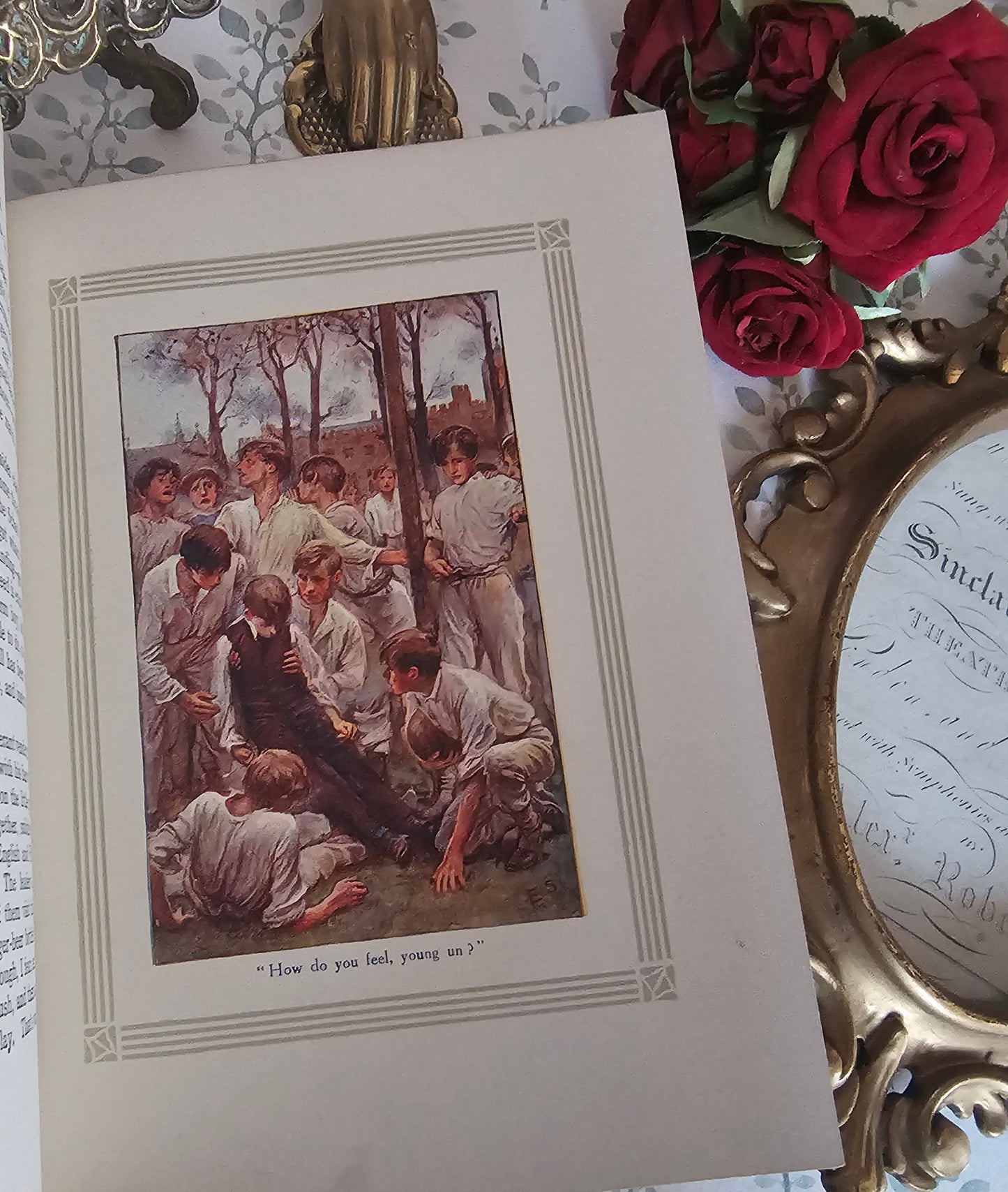 1913 Tom Brown's Schooldays - Illustrated Antique Book