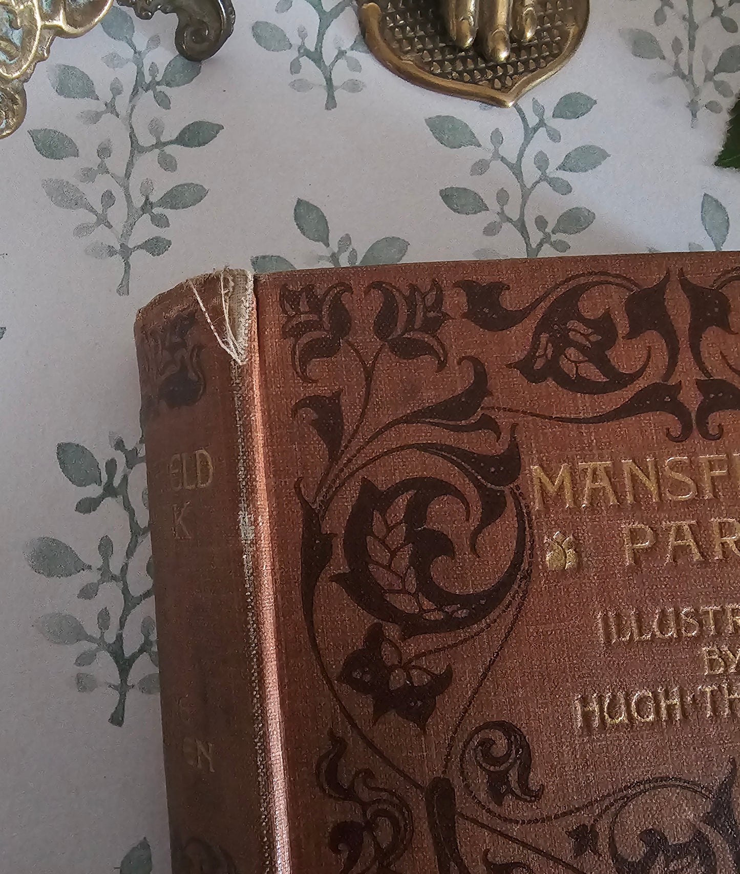 1898 Mansfield Park by Jane Austen: Scarce, Antique Illustrated Book