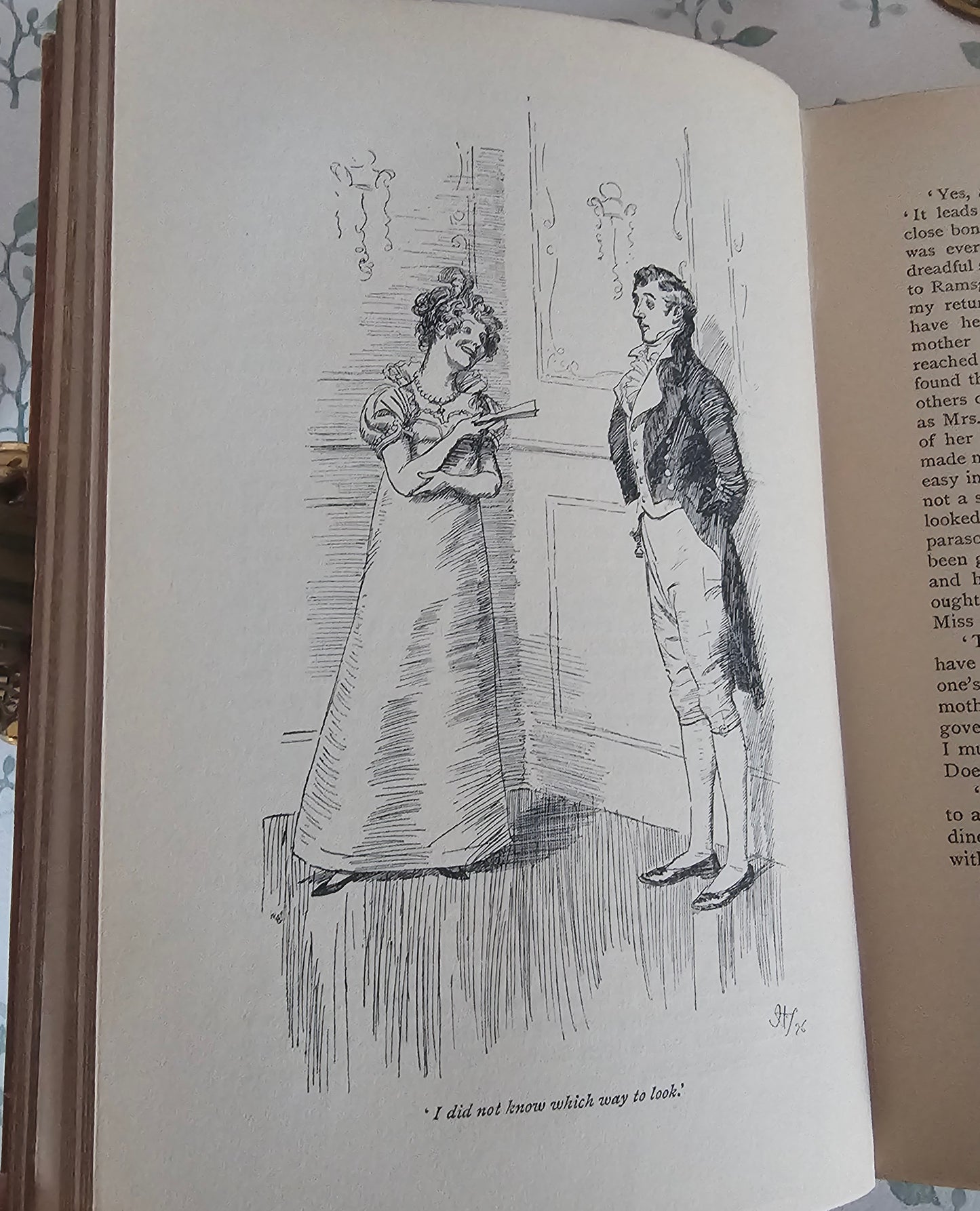 1898 Mansfield Park by Jane Austen: Scarce, Antique Illustrated Book