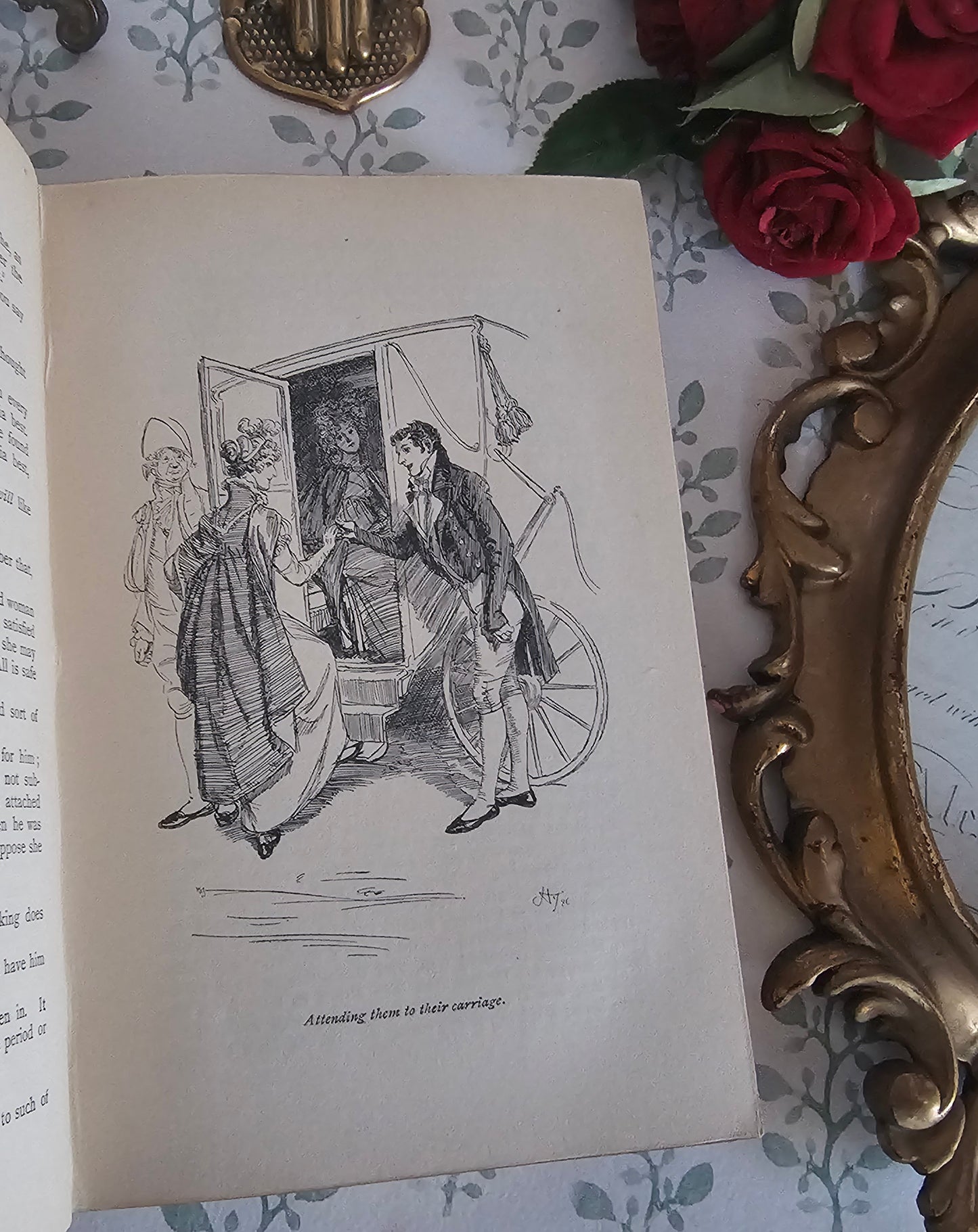 1898 Mansfield Park by Jane Austen: Scarce, Antique Illustrated Book