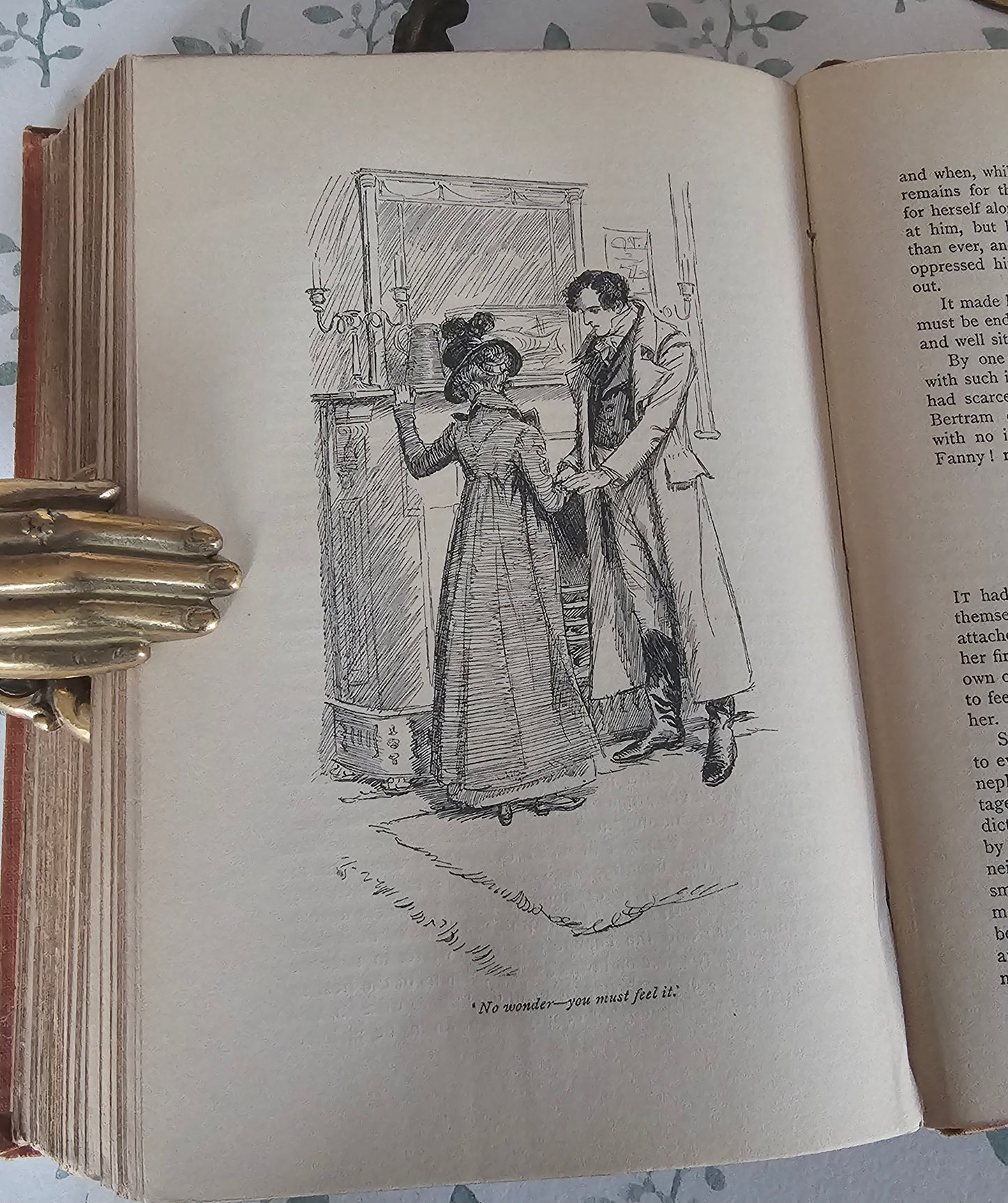 1898 Mansfield Park by Jane Austen: Scarce, Antique Illustrated Book