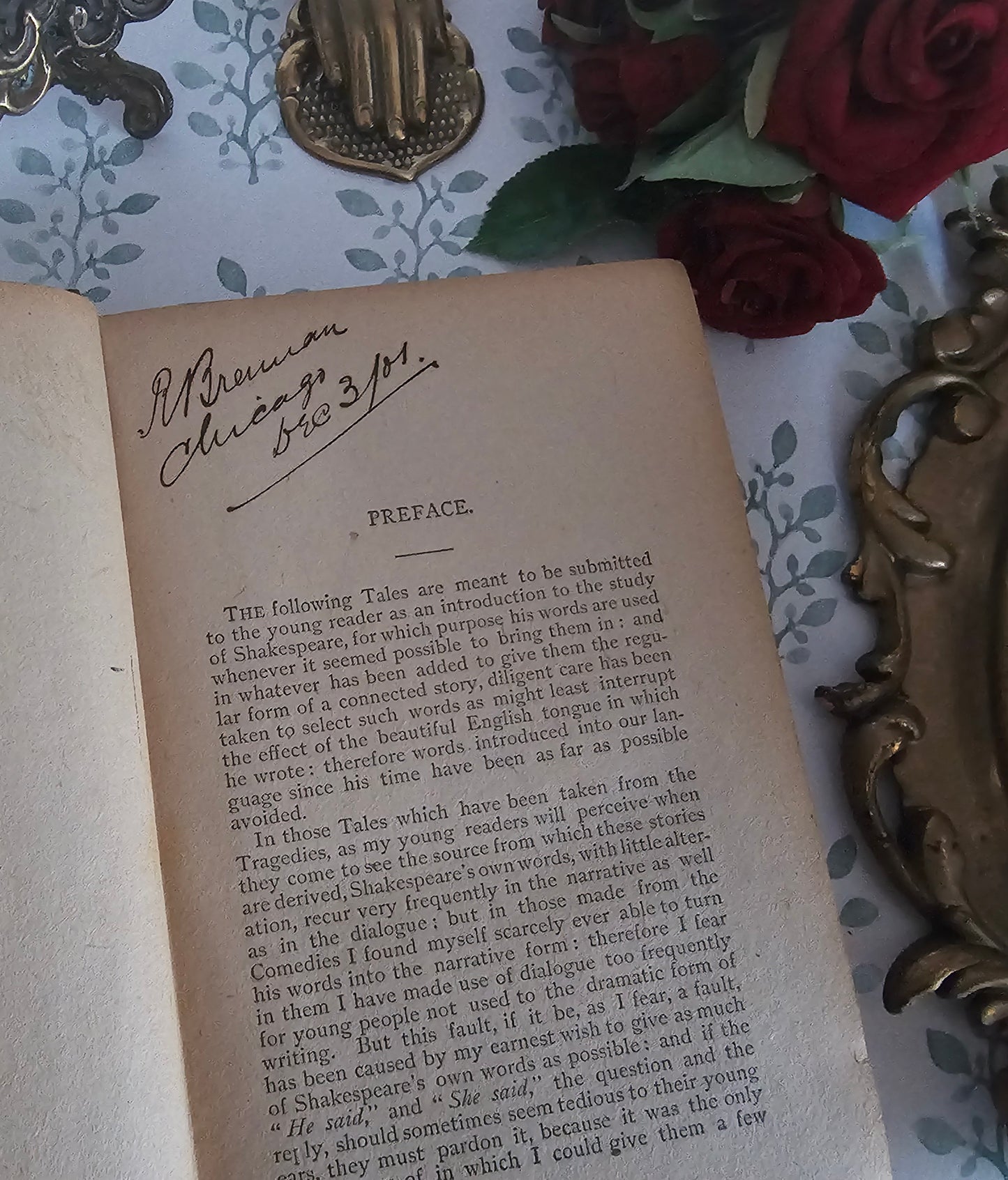 c1910s Tales From Shakespeare by Charles and Mary Lamb : Antique Book