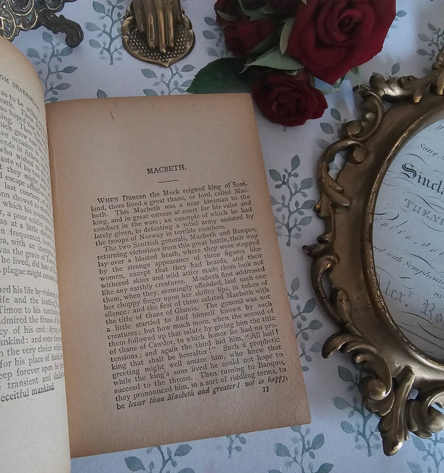 c1910s Tales From Shakespeare by Charles and Mary Lamb : Antique Book