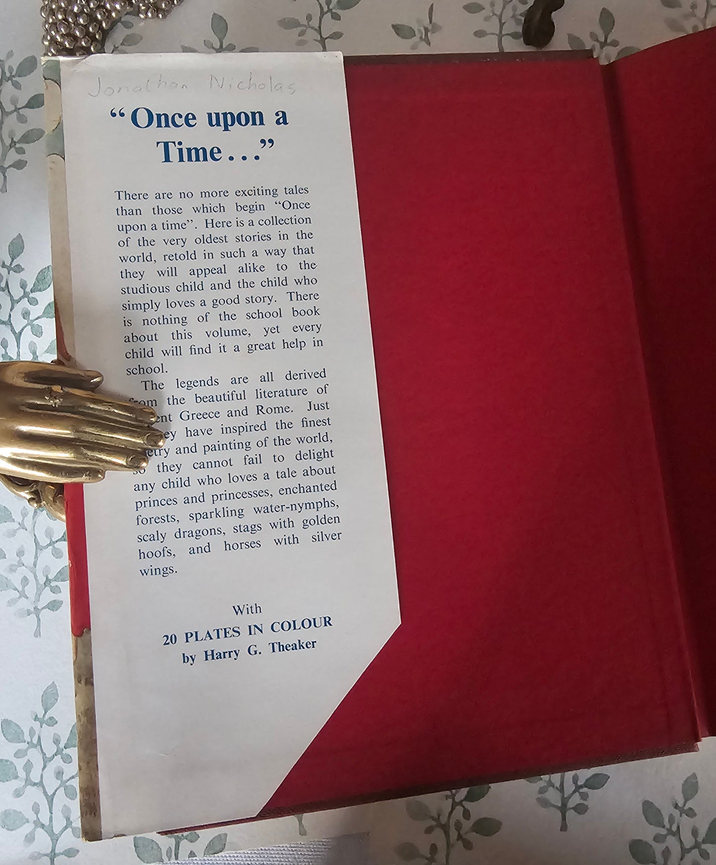 1950s Once Upon a Time - Stories From the Classics - Illustrated Vintage Book
