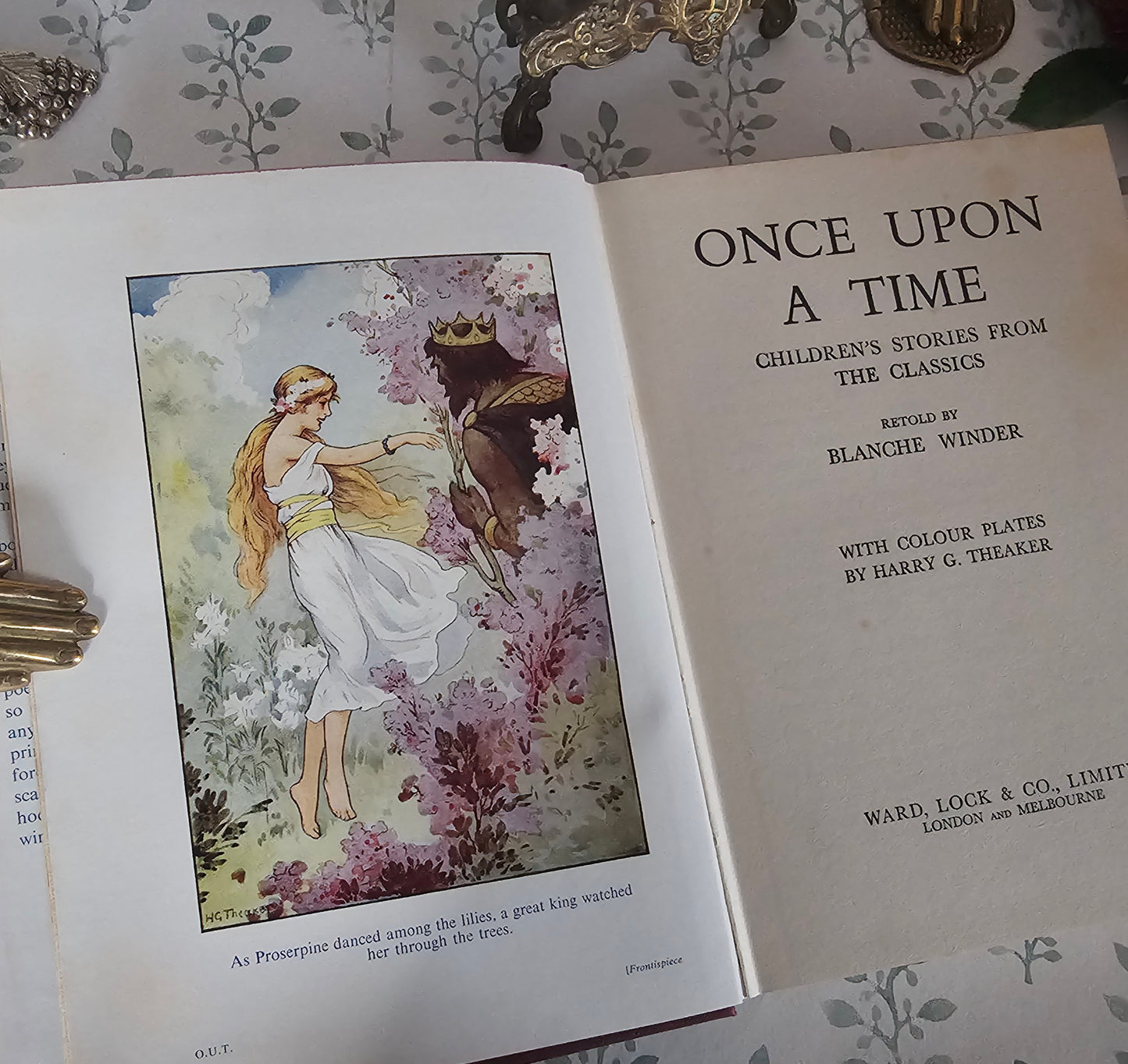 1950s Once Upon a Time - Stories From the Classics - Illustrated Vintage Book