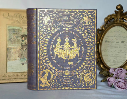 1913 Quality Street Book, JM Barrie, Hugh Thomson Illustrations, Original Box