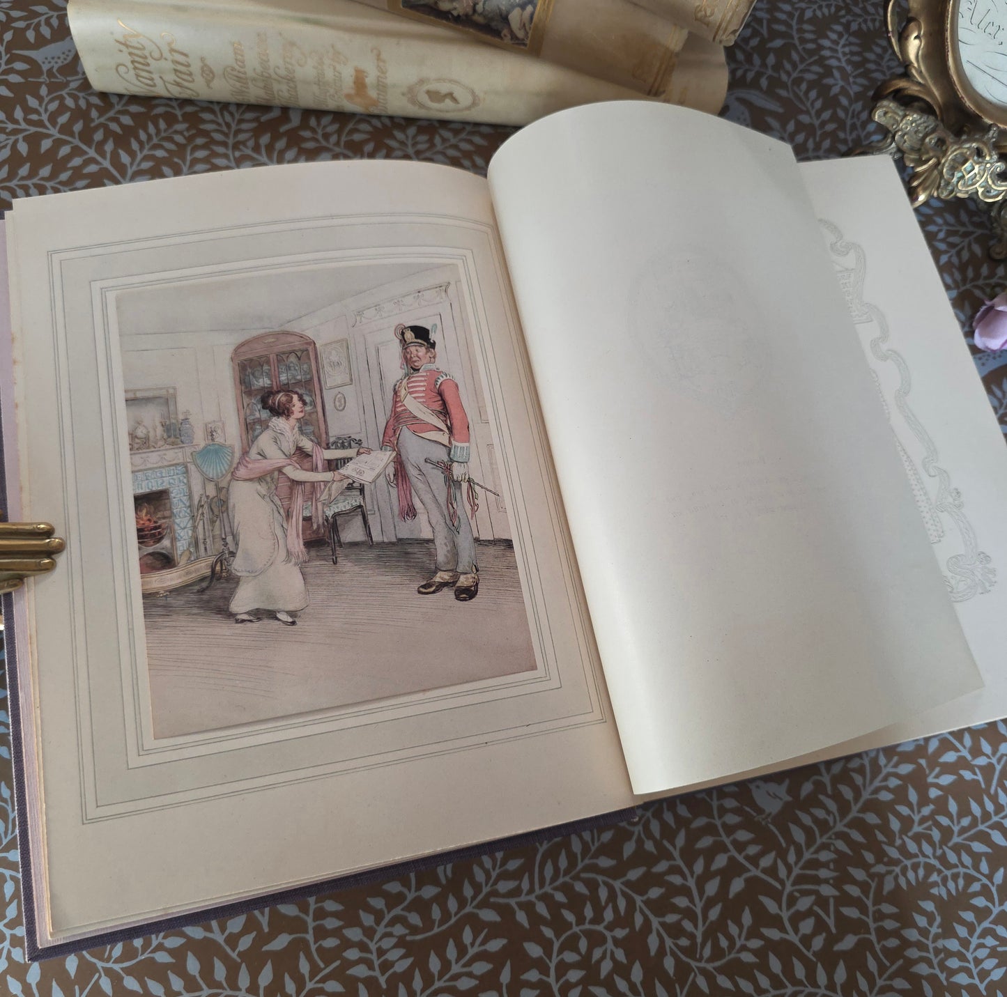 1913 Quality Street Book, JM Barrie, Hugh Thomson Illustrations, Original Box