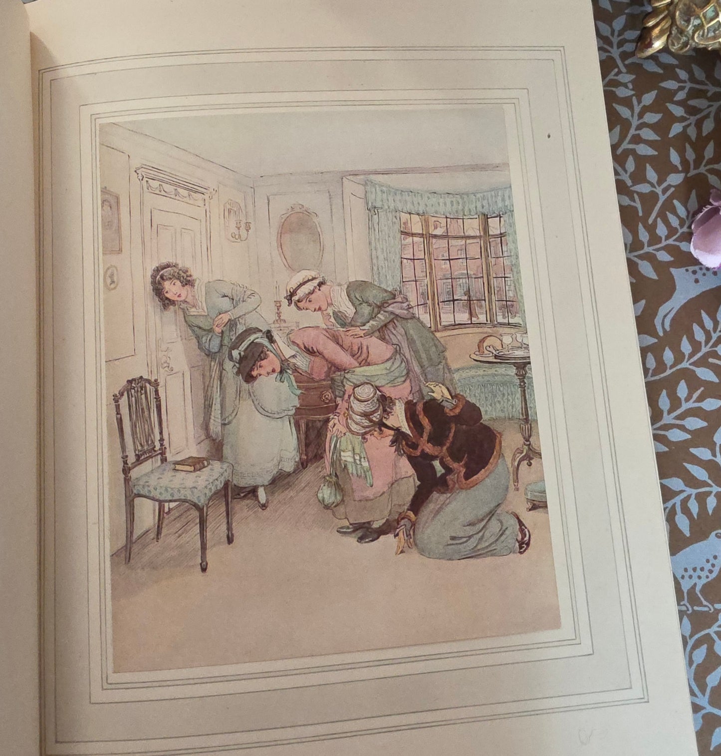 1913 Quality Street Book, JM Barrie, Hugh Thomson Illustrations, Original Box