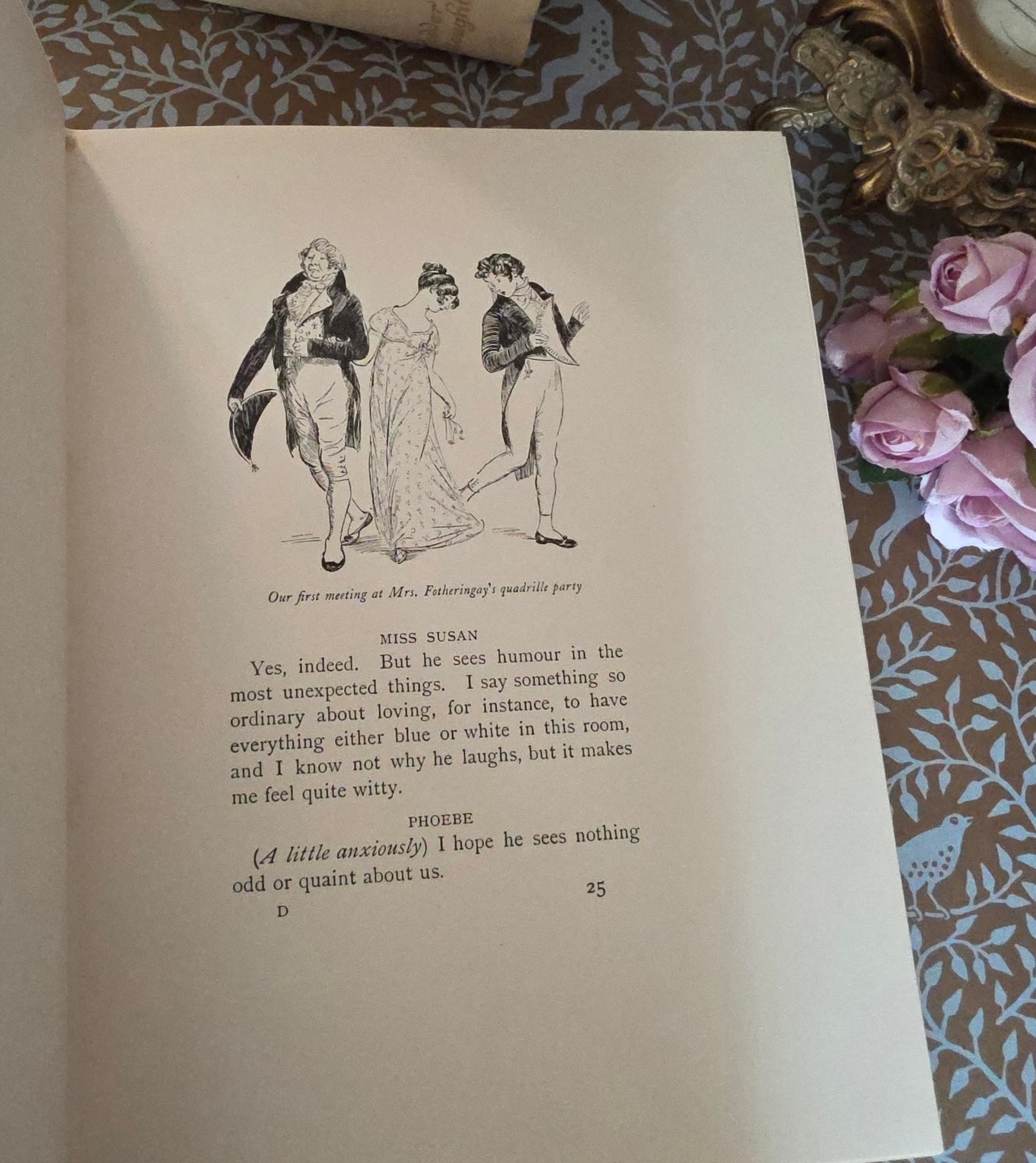 1913 Quality Street Book, JM Barrie, Hugh Thomson Illustrations, Original Box