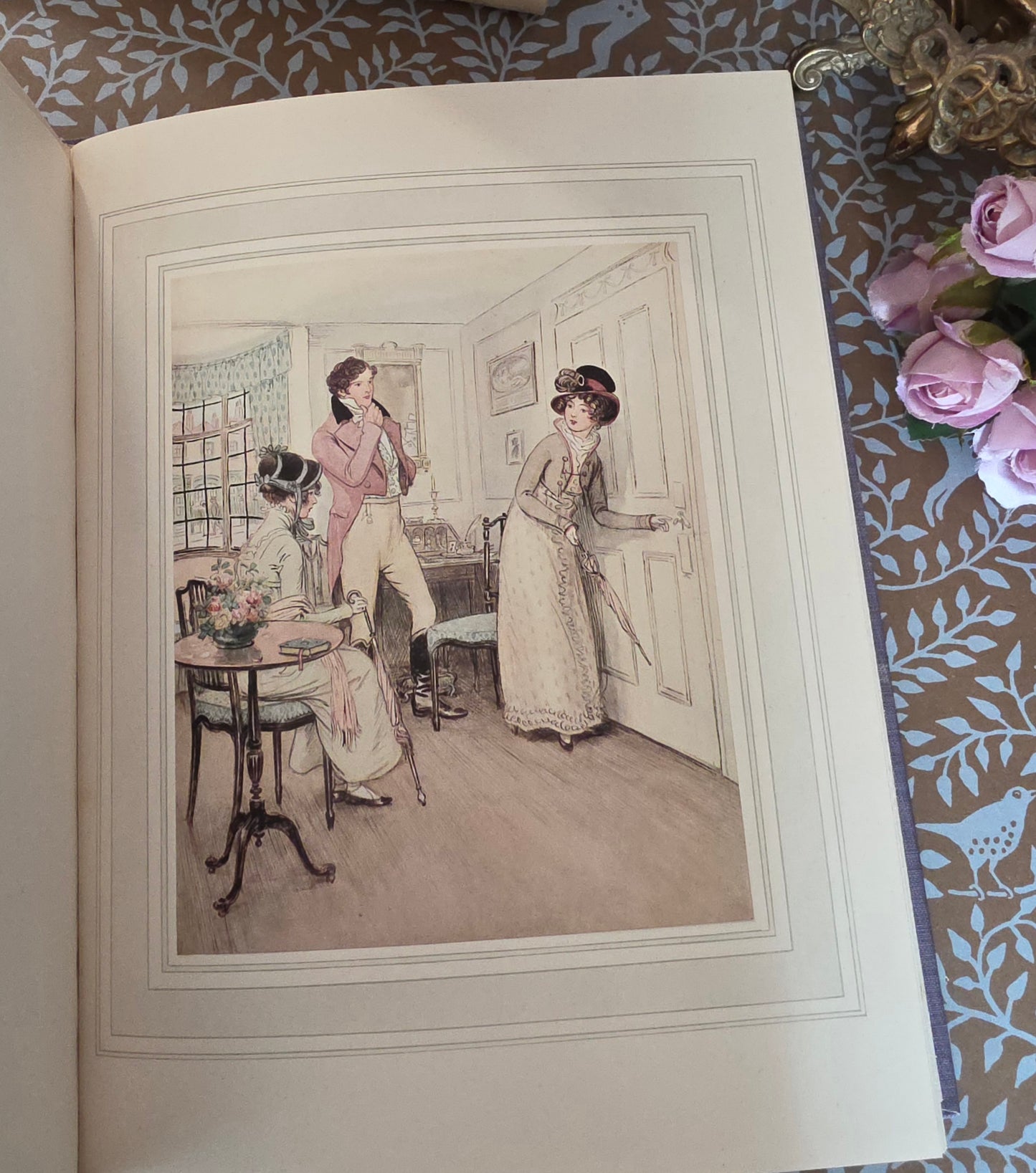 1913 Quality Street Book, JM Barrie, Hugh Thomson Illustrations, Original Box