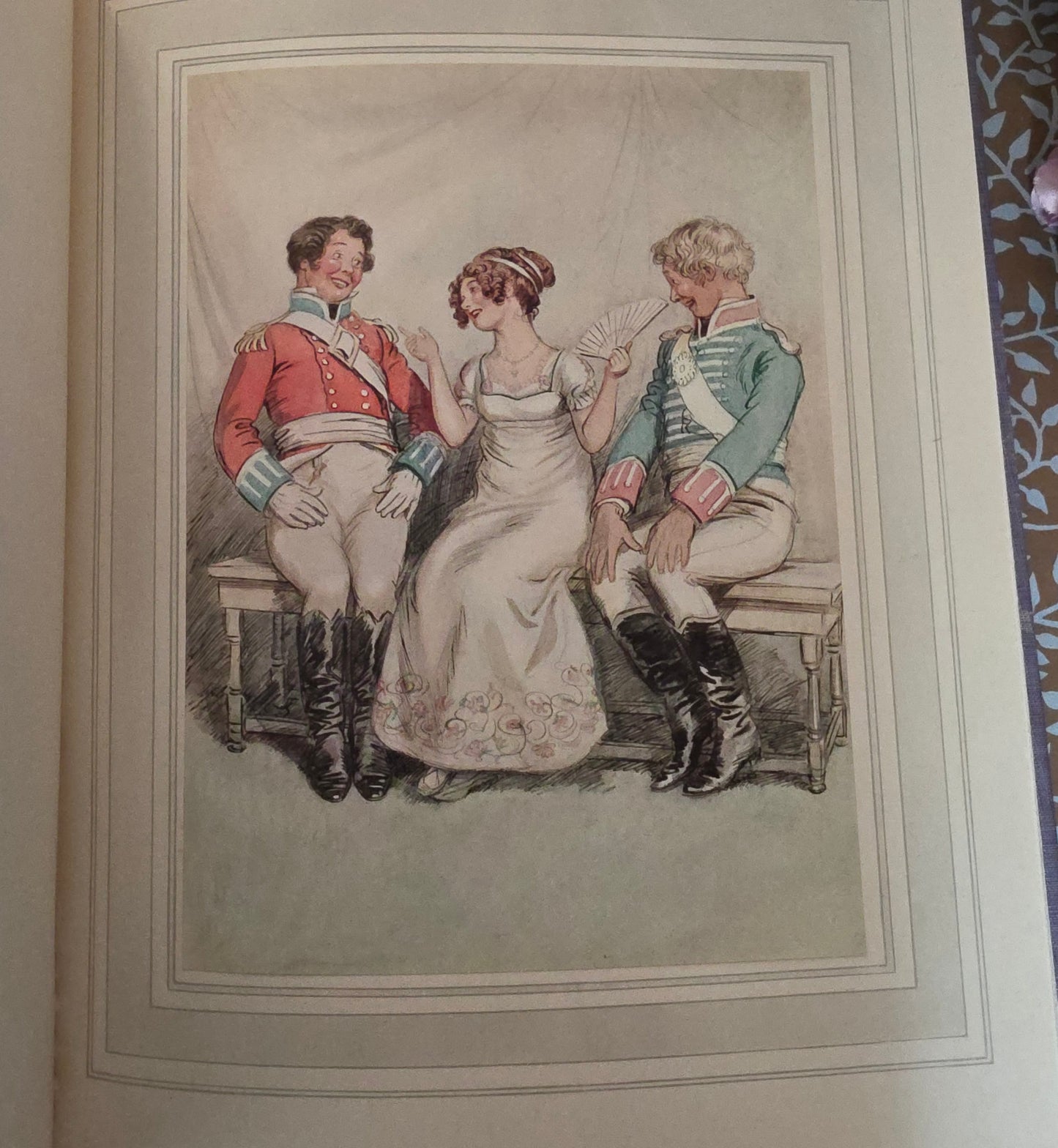 1913 Quality Street Book, JM Barrie, Hugh Thomson Illustrations, Original Box