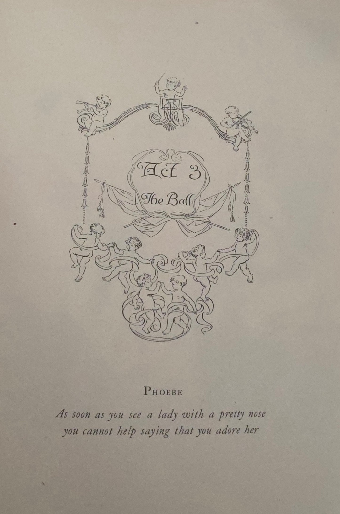 1913 Quality Street Book, JM Barrie, Hugh Thomson Illustrations, Original Box