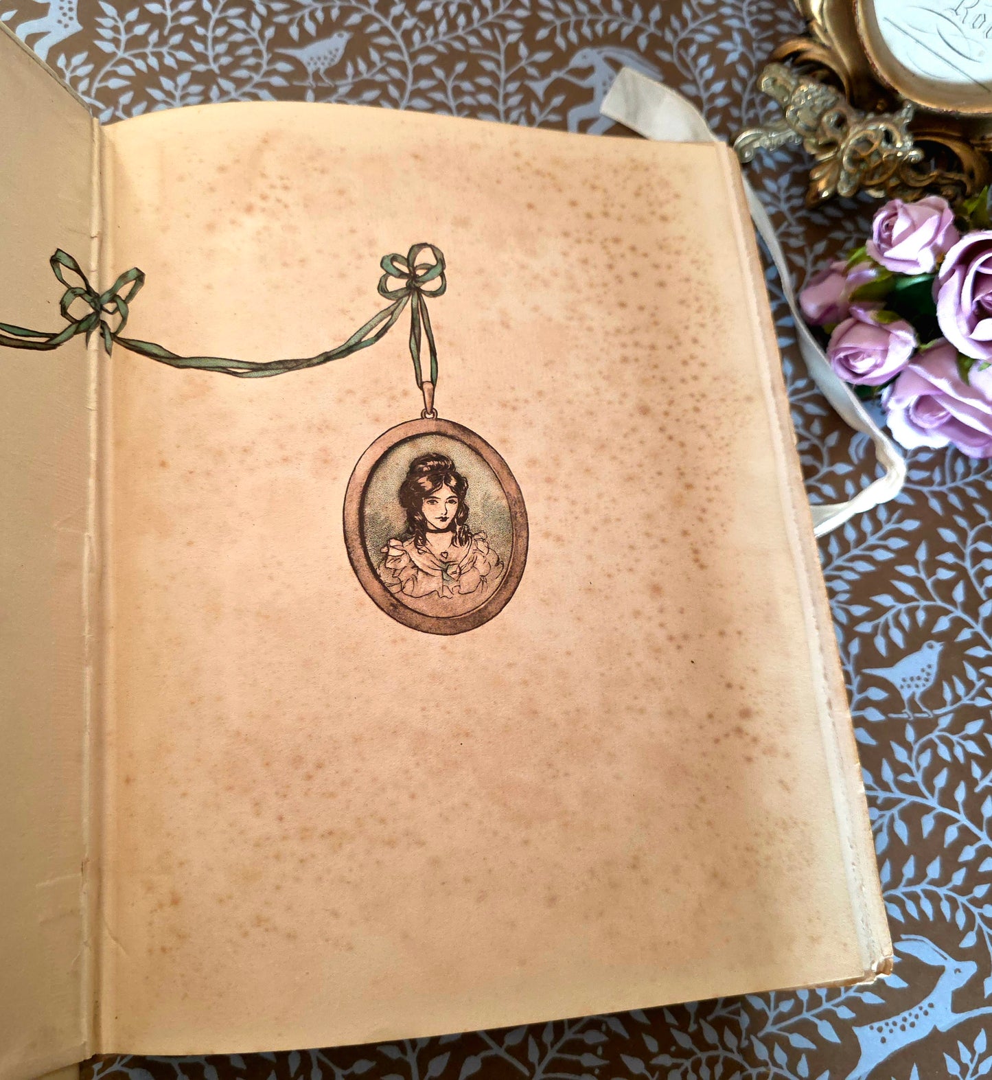 1913 Vanity Fair Antique Book: Limited Edition, Signed, Illustrated, Vellum Binding