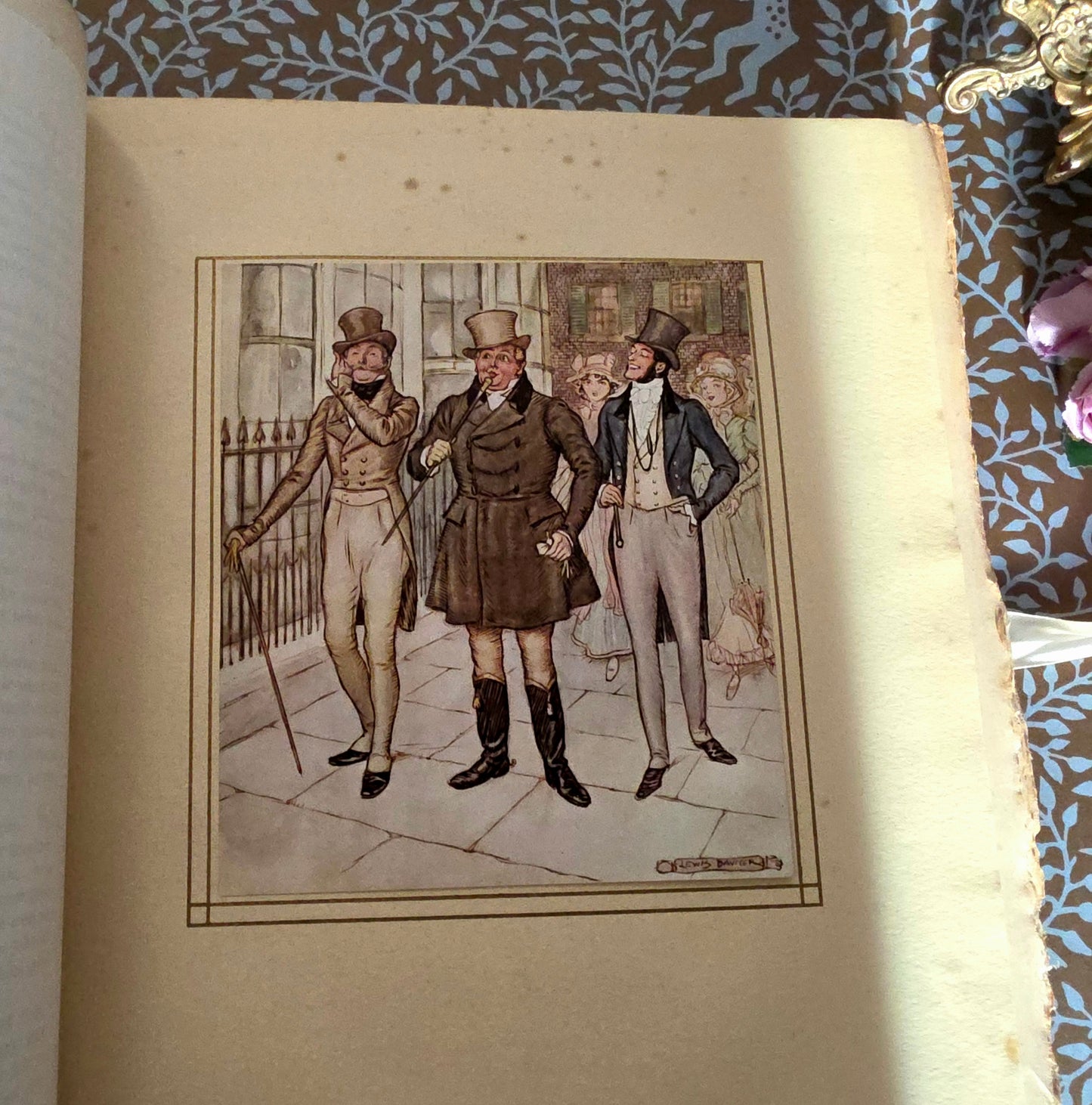 1913 Vanity Fair Antique Book: Limited Edition, Signed, Illustrated, Vellum Binding