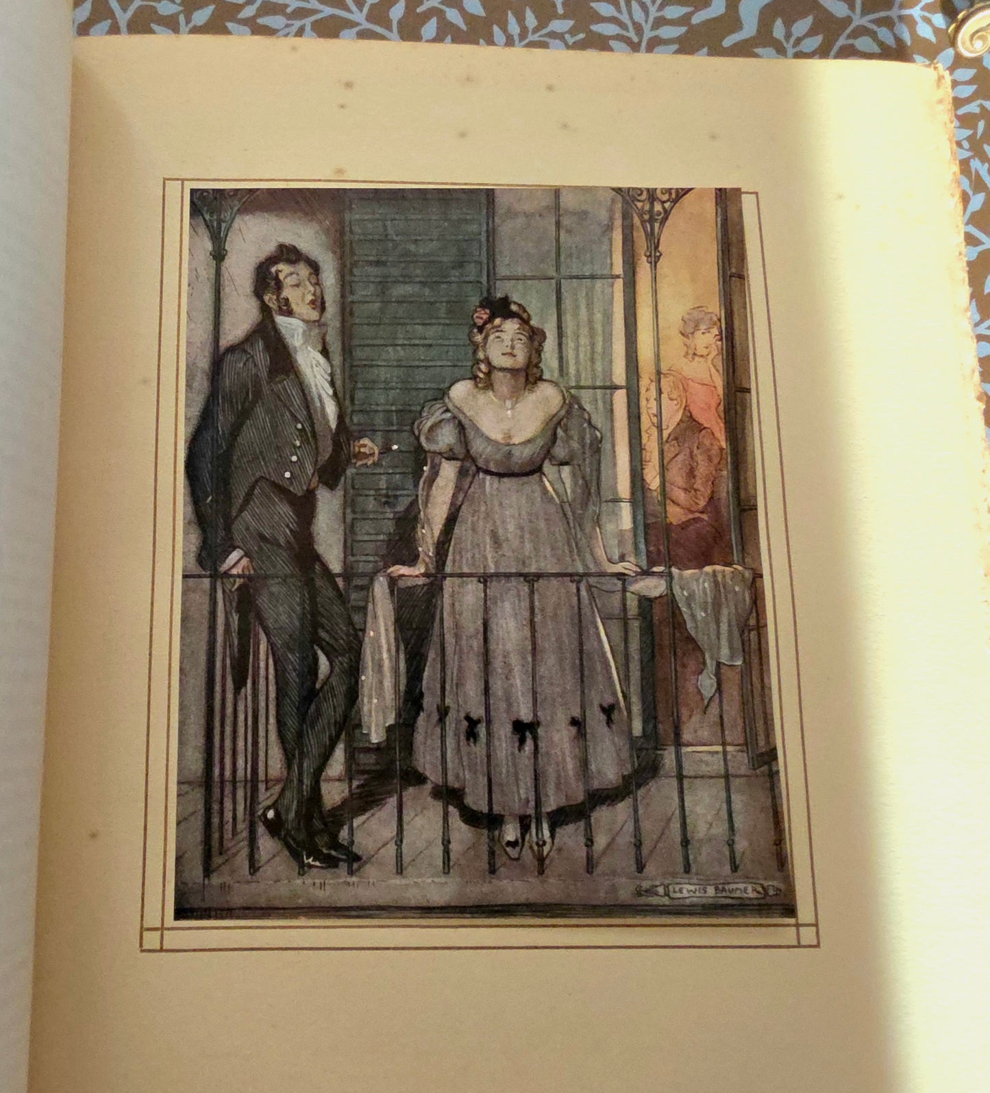 1913 Vanity Fair Antique Book: Limited Edition, Signed, Illustrated, Vellum Binding