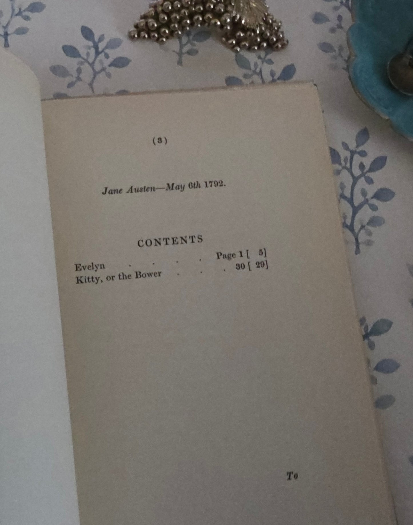 1951 Volume the Third / 1st Edition of Austen's Manuscript of Early Writings