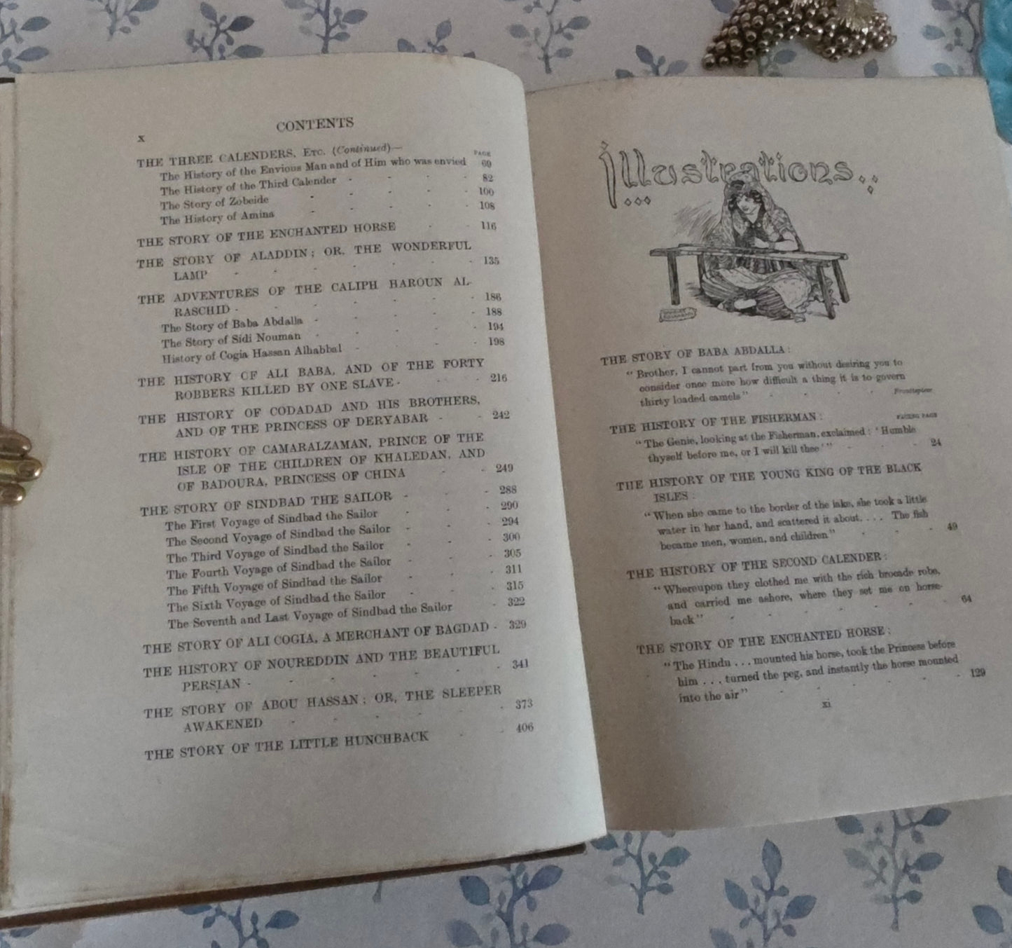 1913 The Arabian Nights Illustrated by Charles Folkard : Antique Book