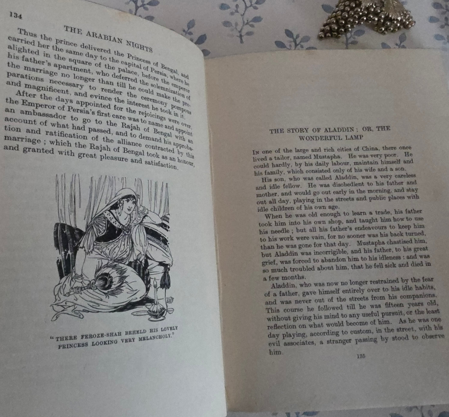 1913 The Arabian Nights Illustrated by Charles Folkard : Antique Book