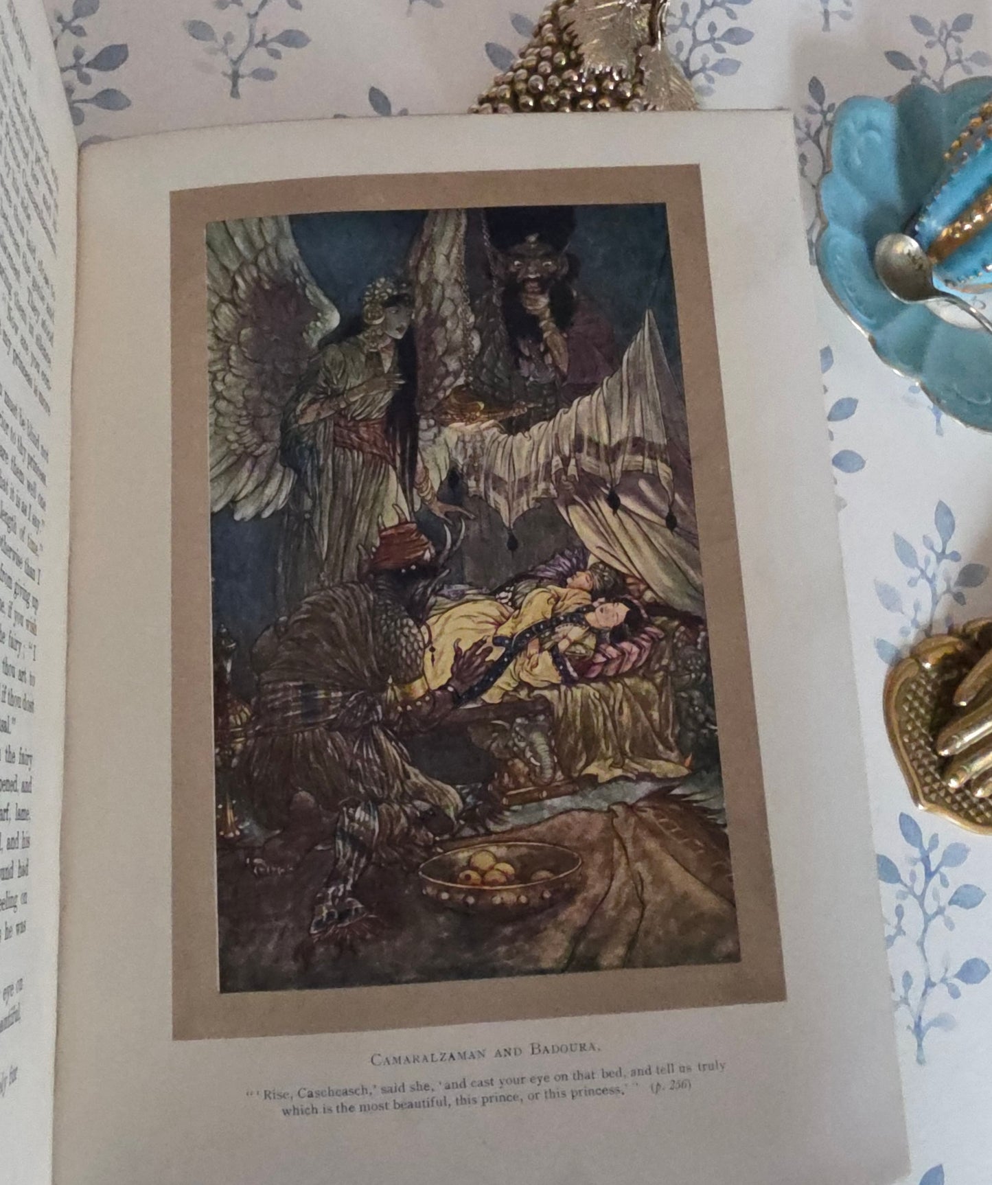 1913 The Arabian Nights Illustrated by Charles Folkard : Antique Book