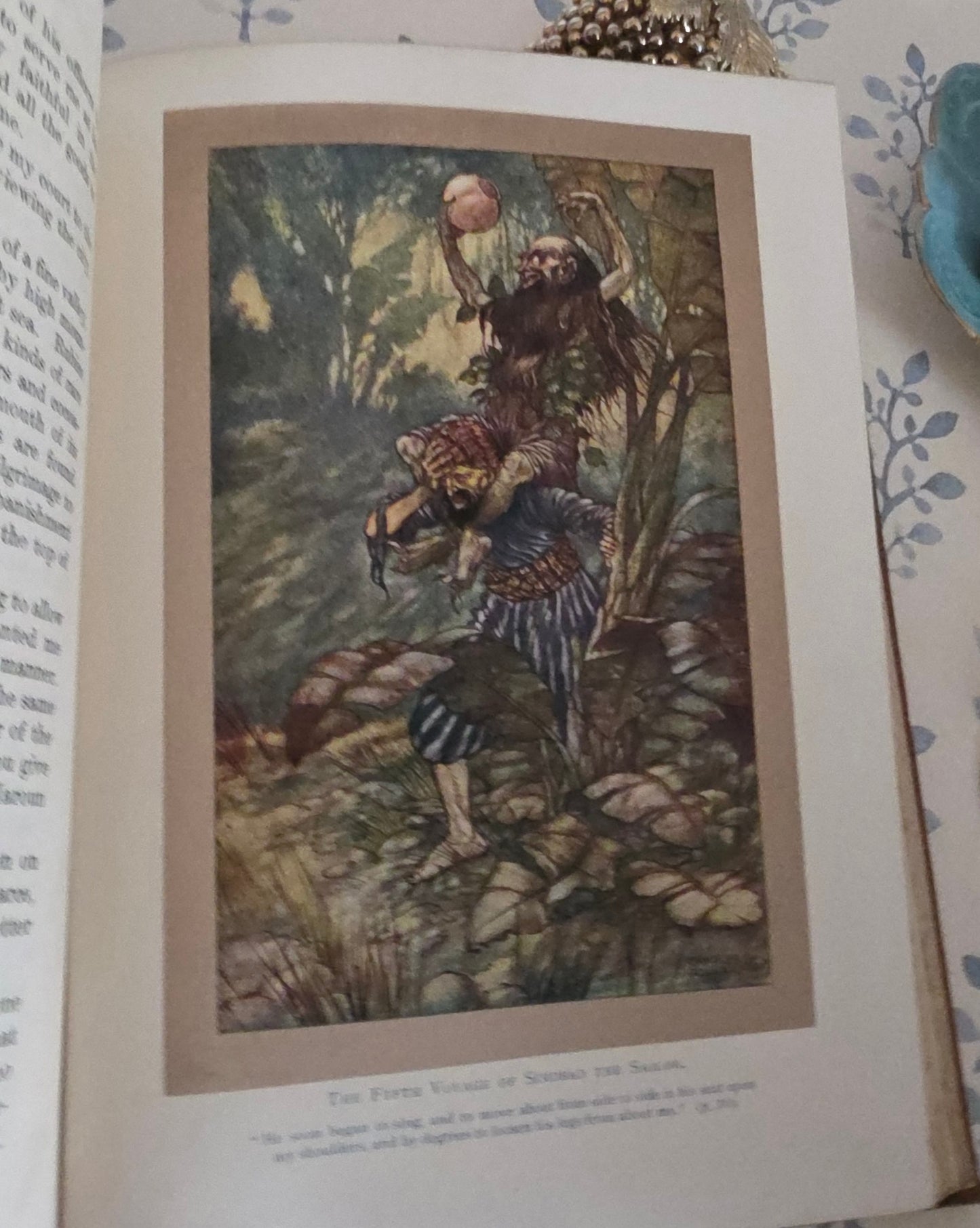 1913 The Arabian Nights Illustrated by Charles Folkard : Antique Book