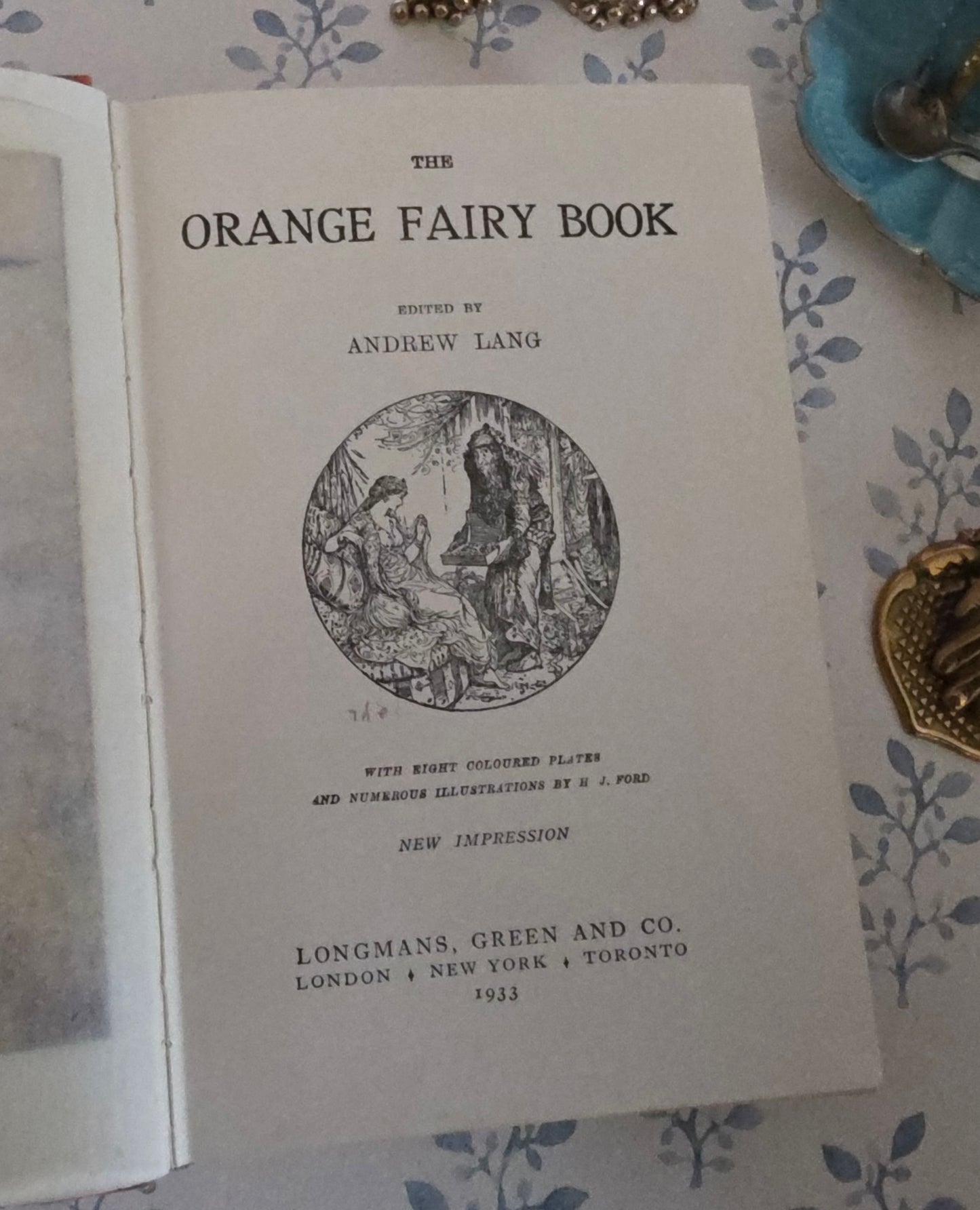 1919 The Orange Fairy Book : Beautifully Illustrated Vintage Book