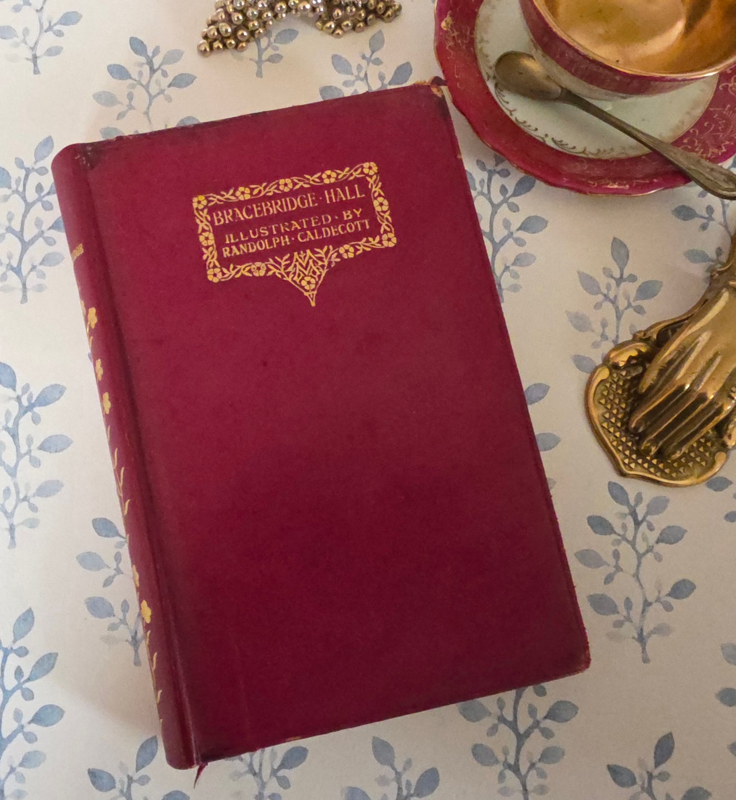 1903 Bracebridge Hall by Washington Irving: Full Leather Illustrated Edition