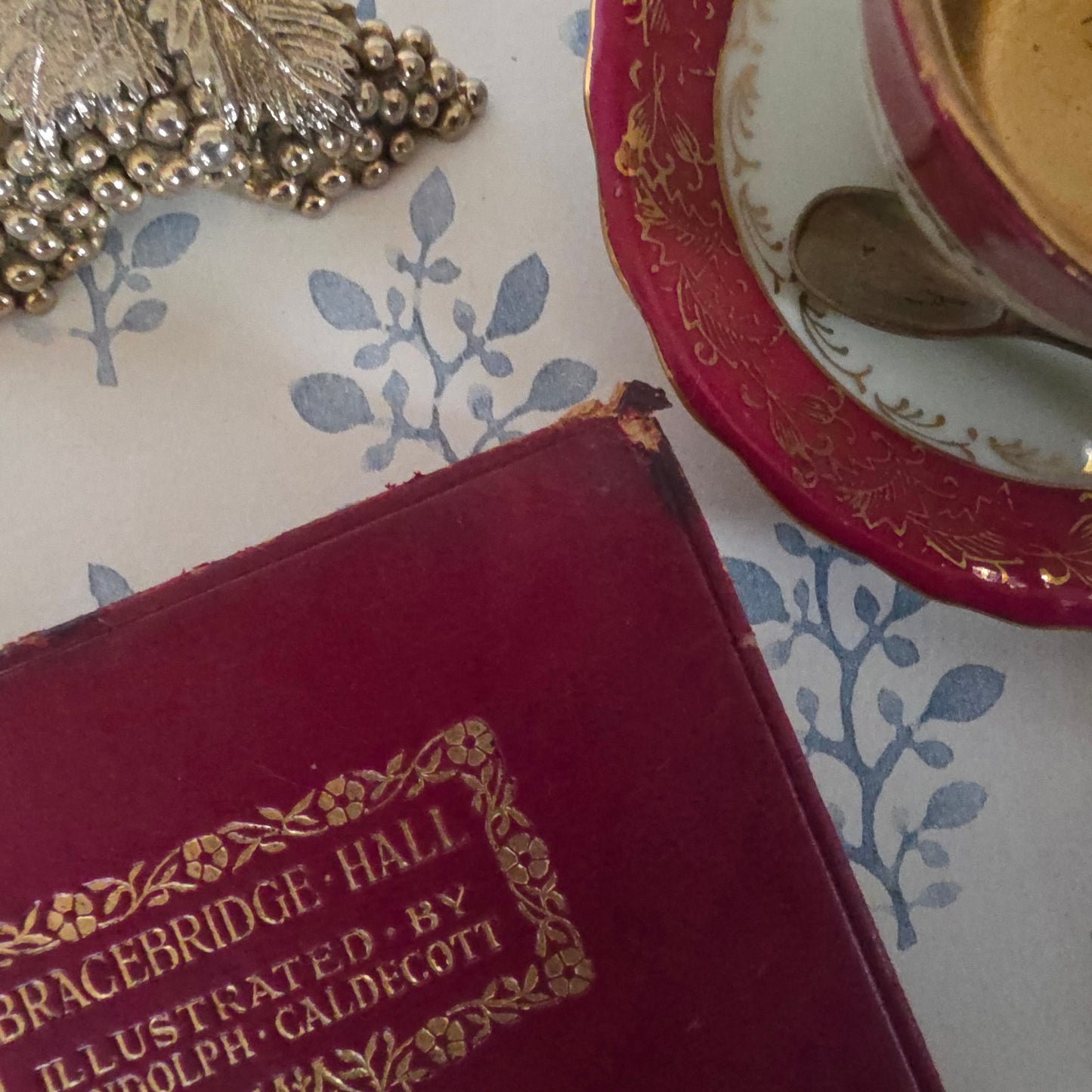 1903 Bracebridge Hall by Washington Irving: Full Leather Illustrated Edition