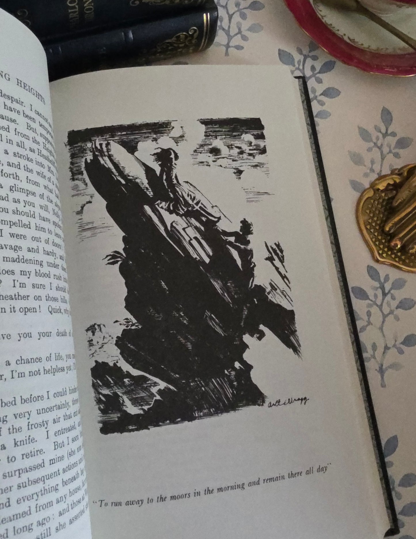 1970 Vintage Set of The Bronte Sister's Novels - Illustrated