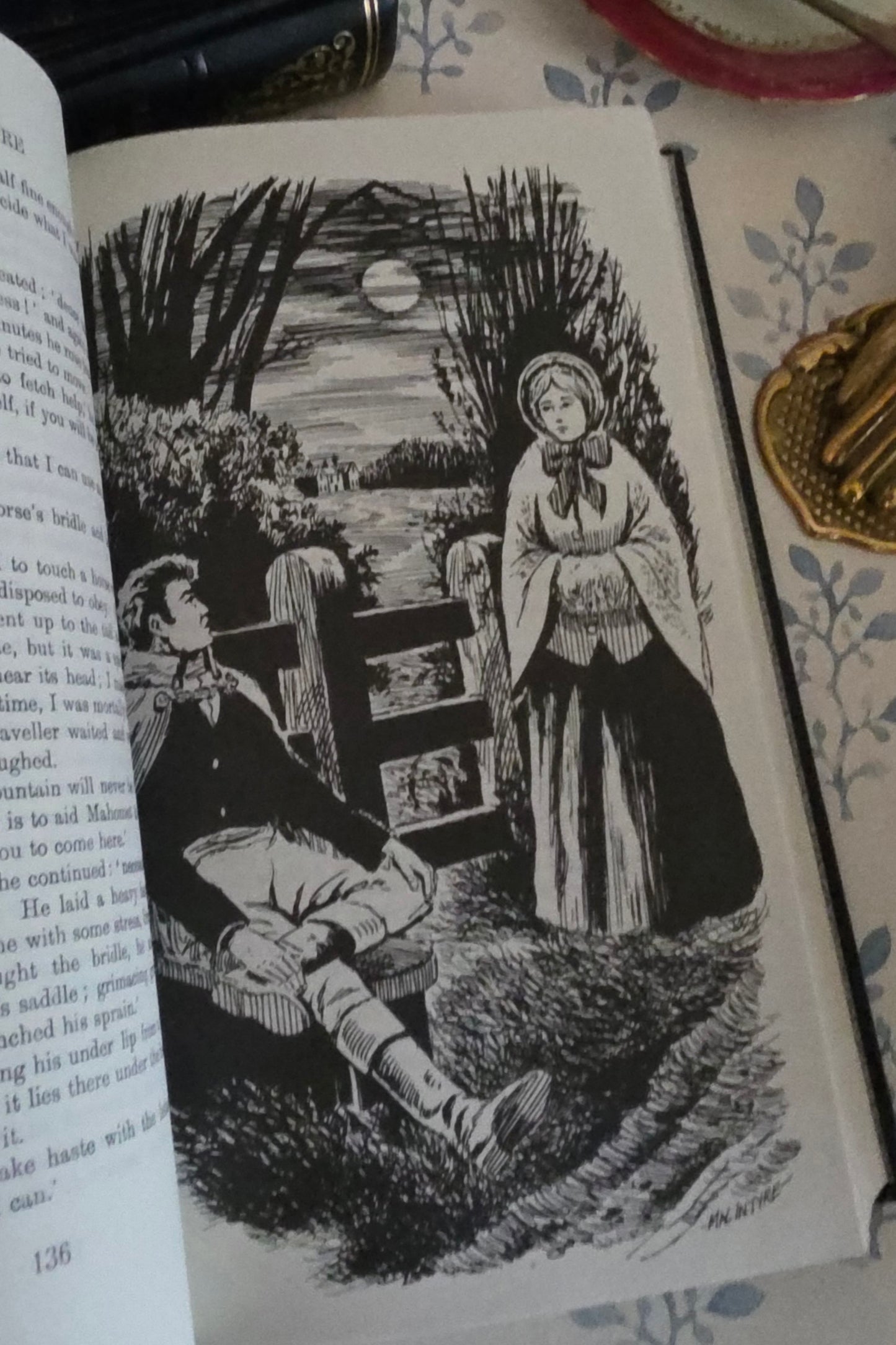 1970 Vintage Set of The Bronte Sister's Novels - Illustrated