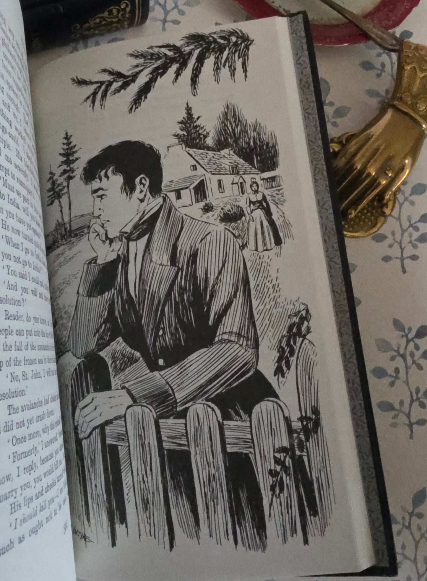 1970 Vintage Set of The Bronte Sister's Novels - Illustrated