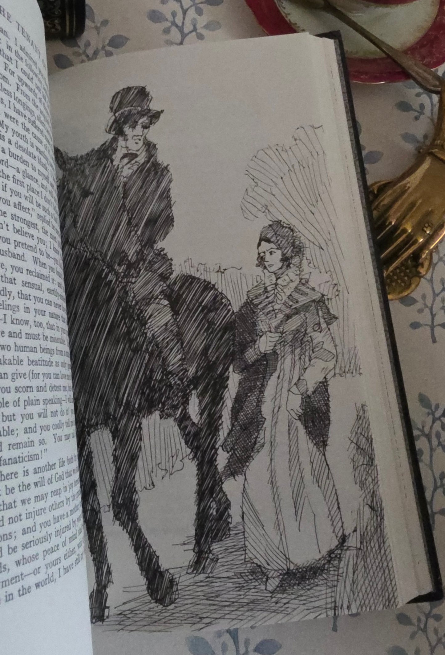 1970 Vintage Set of The Bronte Sister's Novels - Illustrated