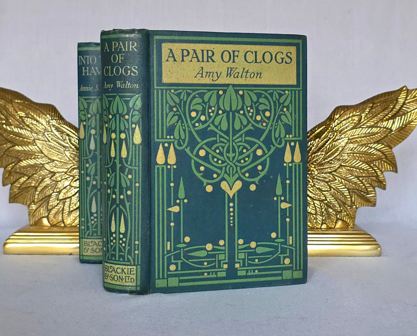 1910s Decorative Set: Five Illustrated Antique Books