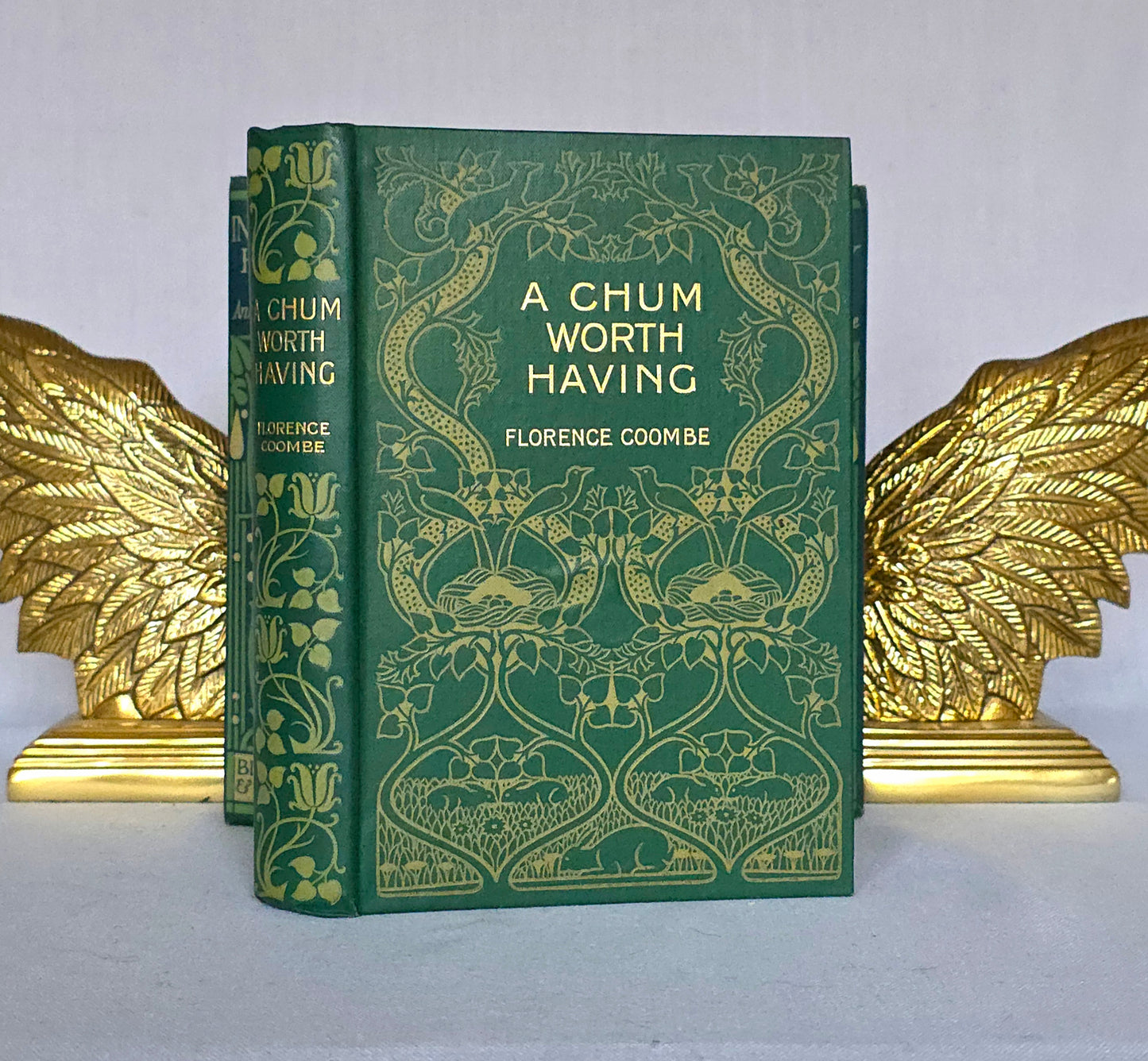 1910s Decorative Set: Five Illustrated Antique Books