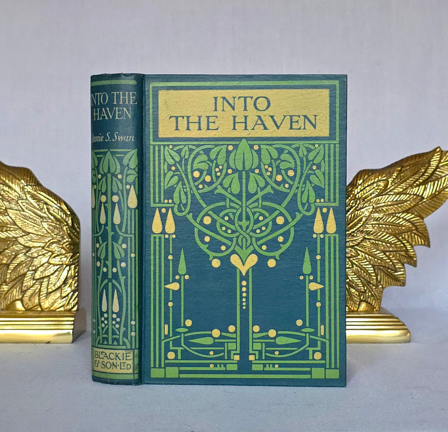 1910s Decorative Set: Five Illustrated Antique Books