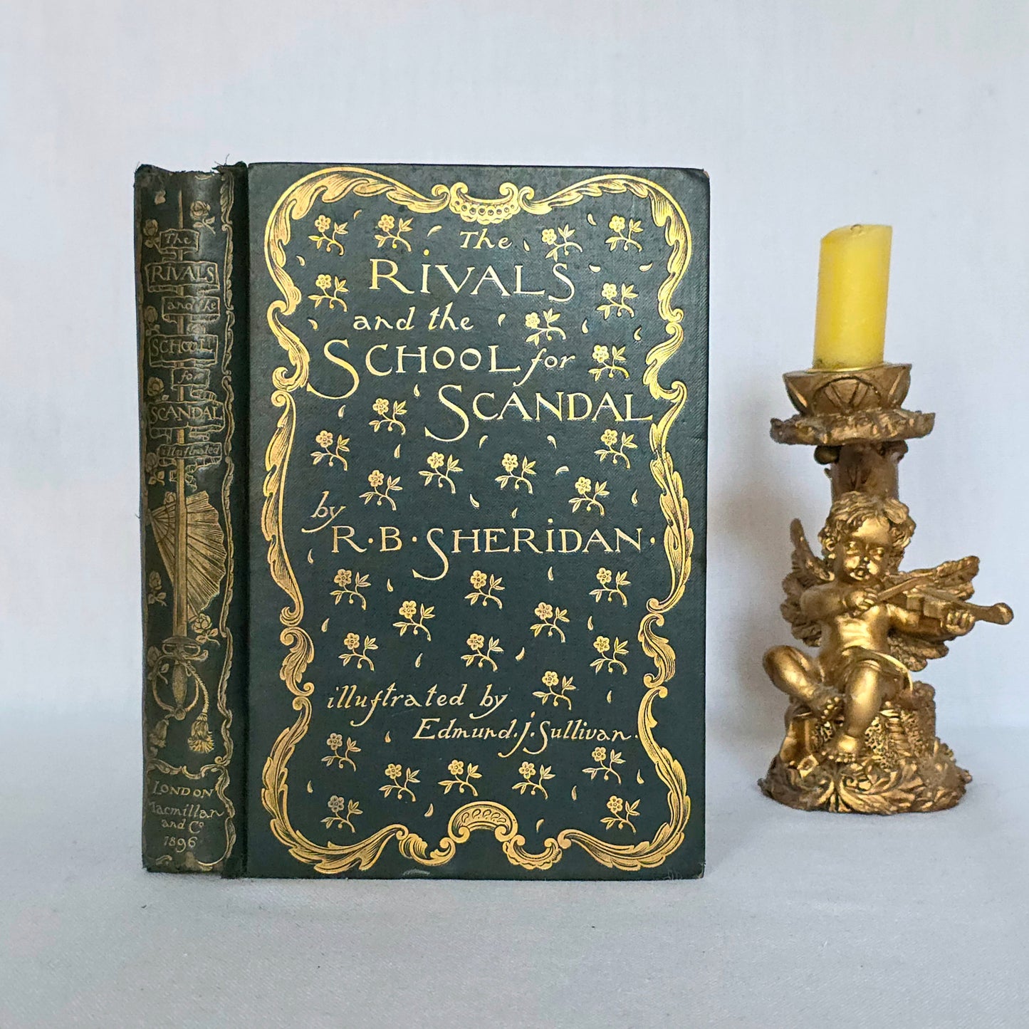 1896 The School For Scandal and The Rivals : Illustrated Antique Edition