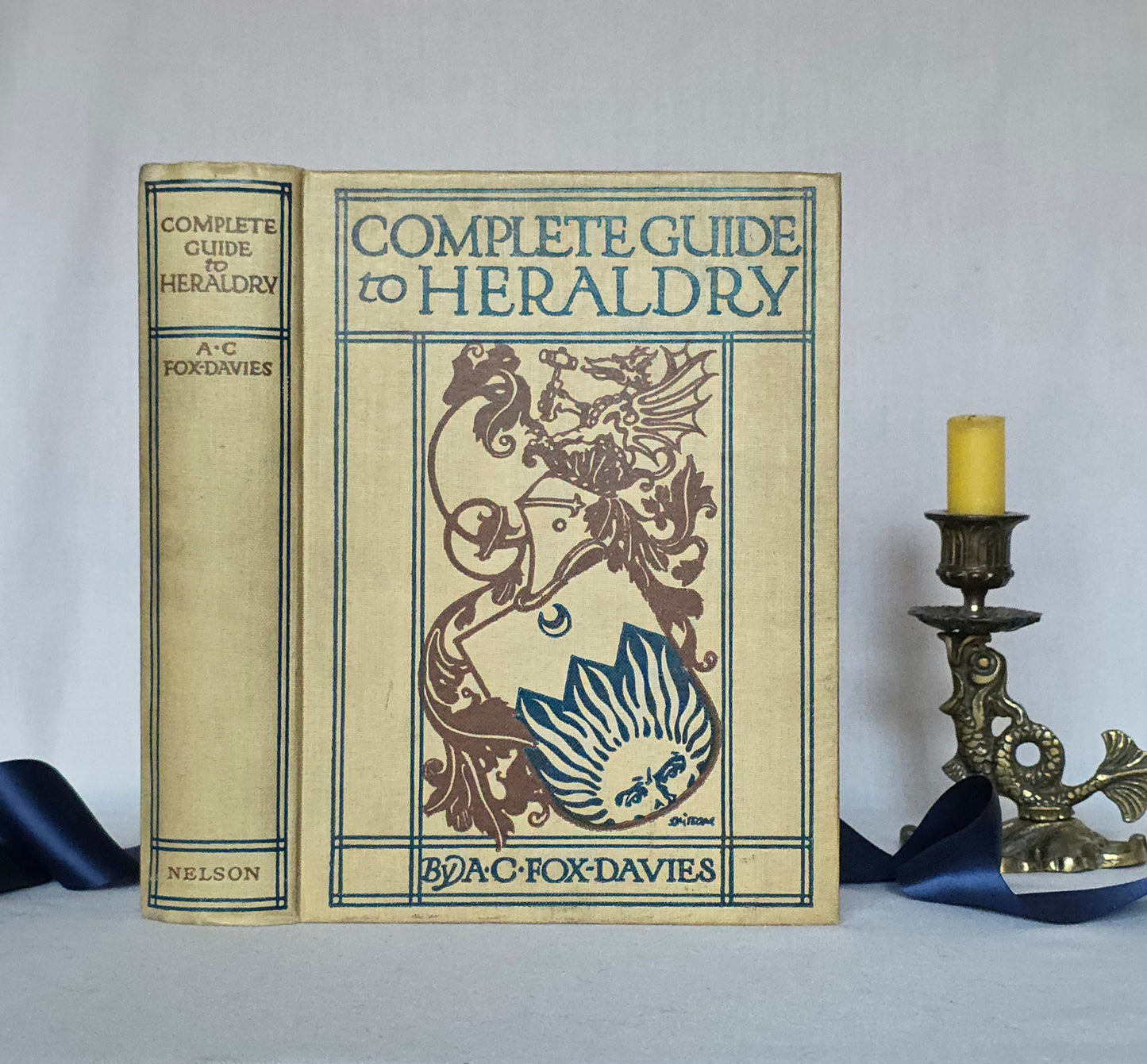 1950 A Complete Guide to Heraldry by Arthur Charles Fox-Davies - Illustrated Vintage Book