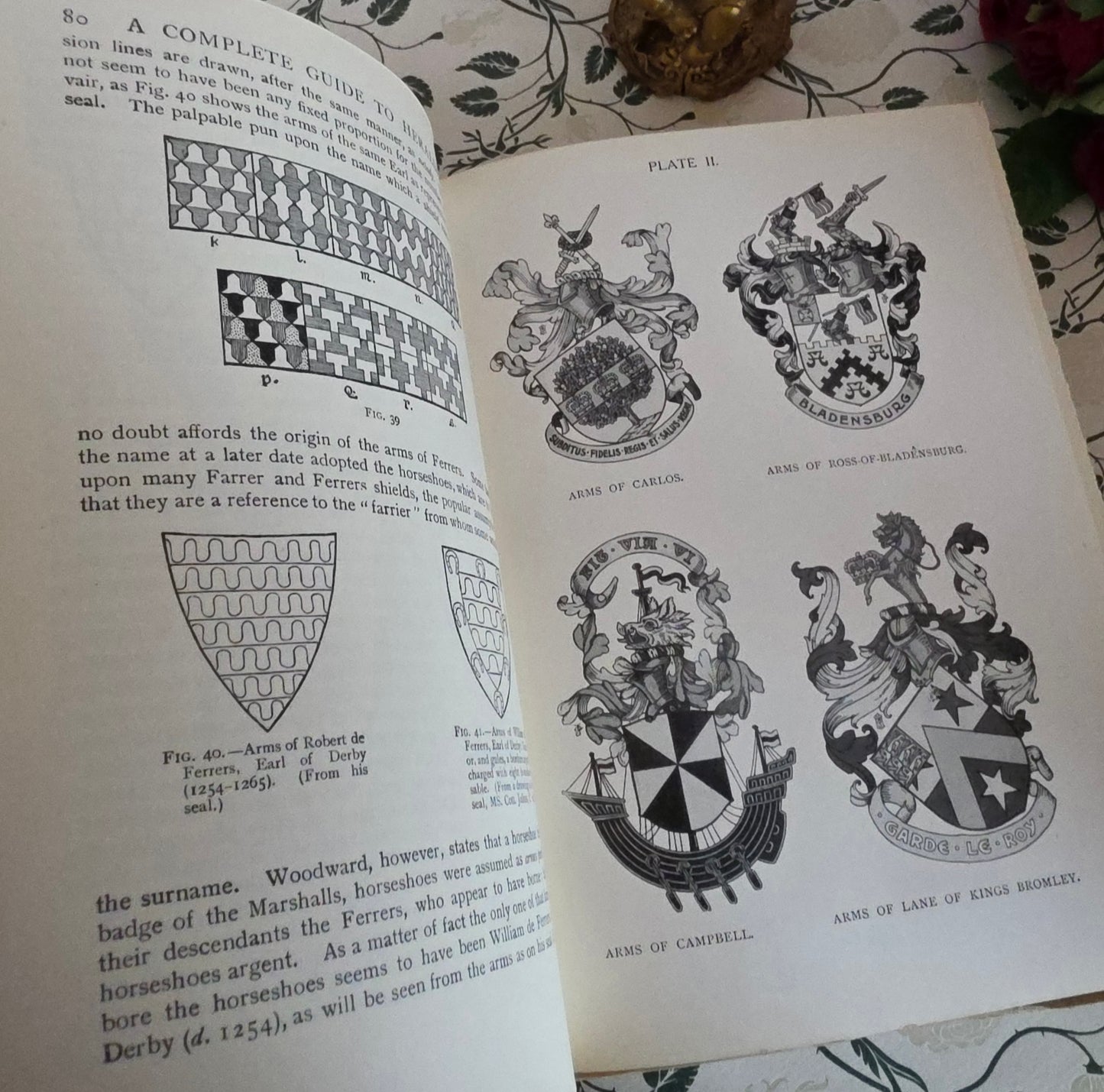 1950 A Complete Guide to Heraldry by Arthur Charles Fox-Davies - Illustrated Vintage Book