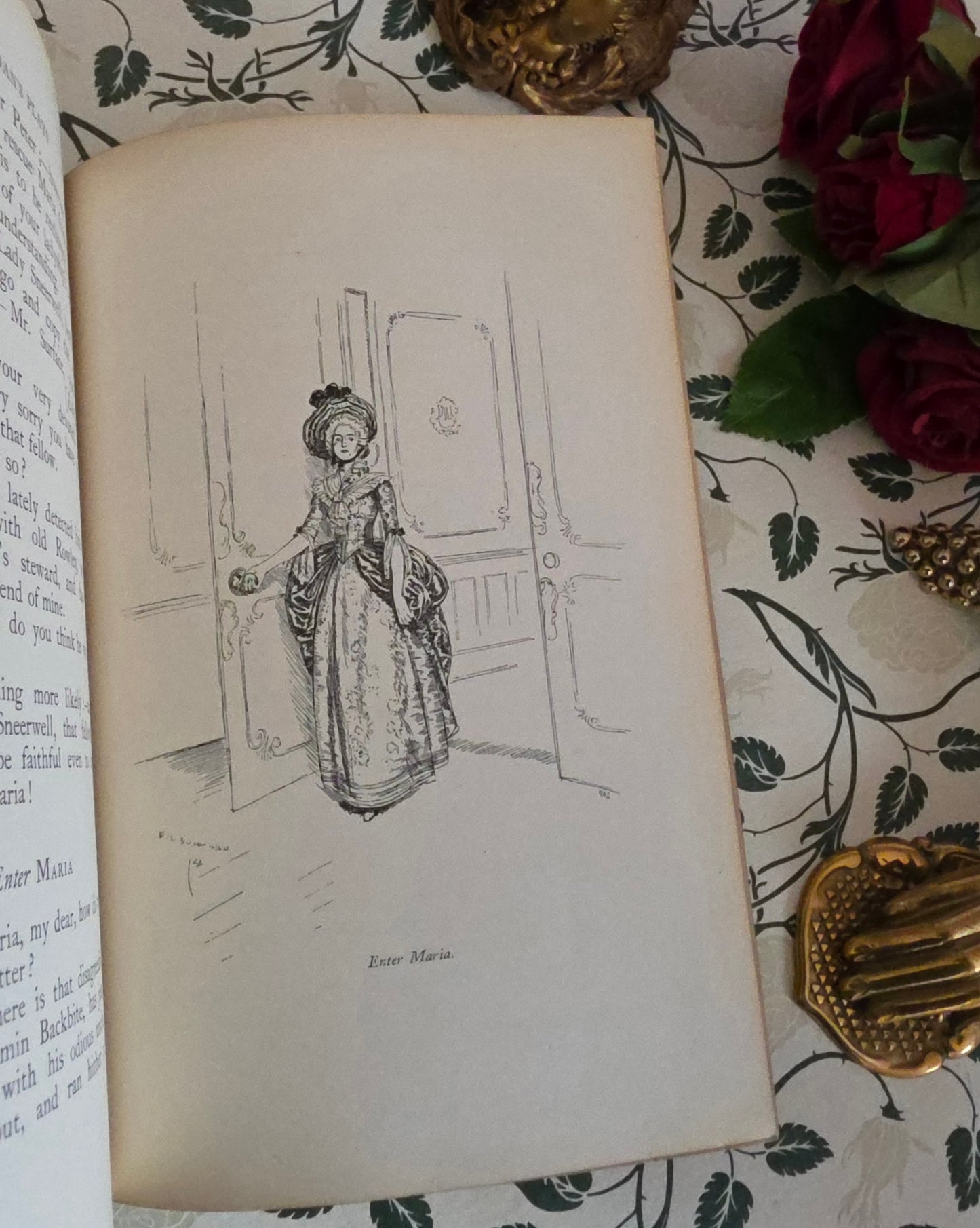 1896 The School For Scandal and The Rivals : Illustrated Antique Edition