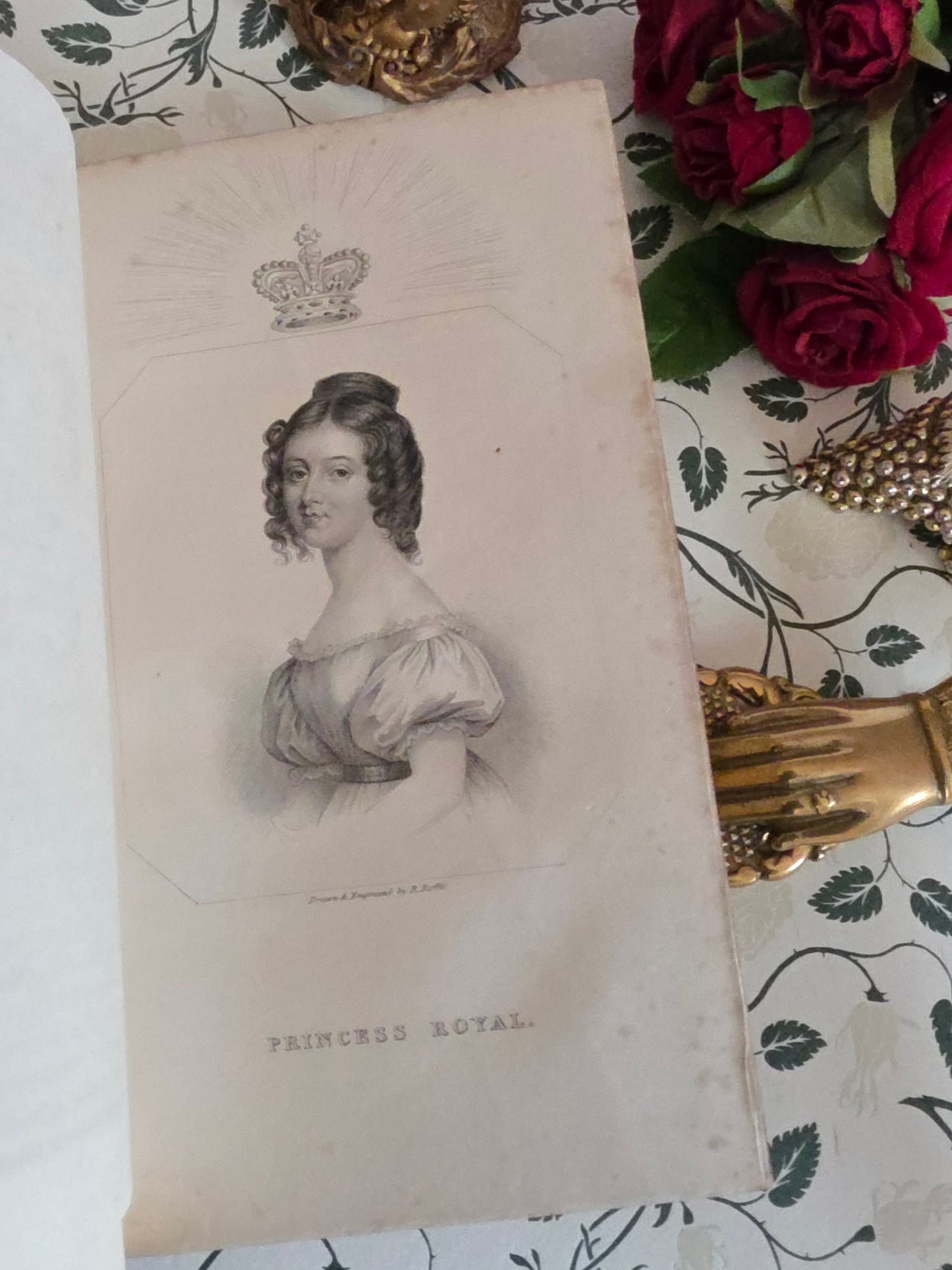 1857 Lives of Illustrious Women of England : Super Engraved Portraits