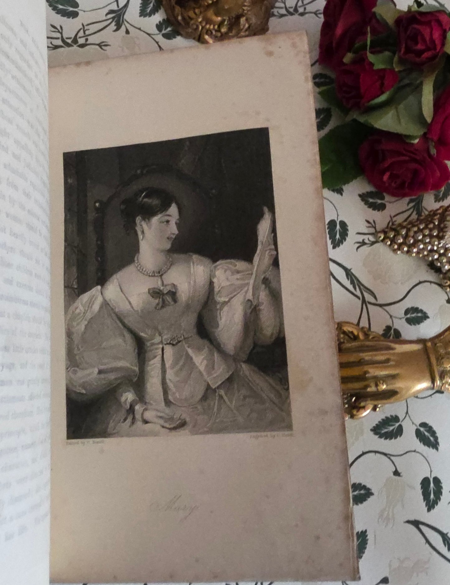 1857 Lives of Illustrious Women of England : Super Engraved Portraits